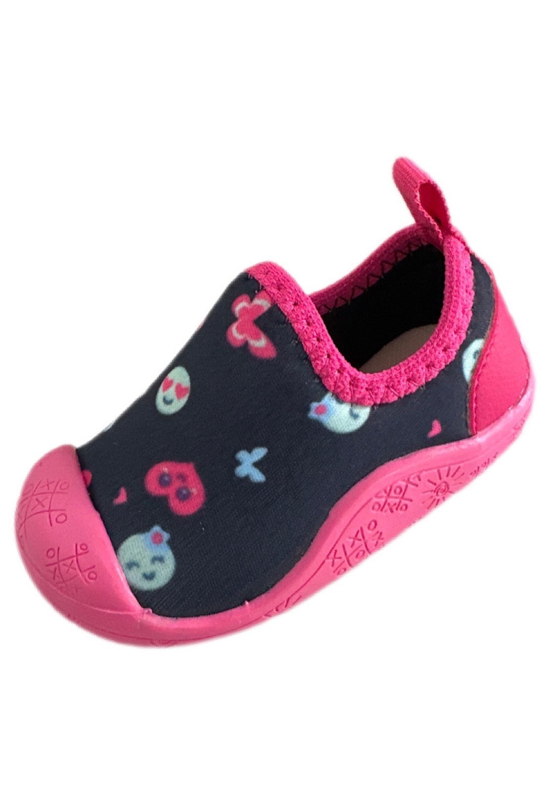 Infantil – Tenis meia calce facil Solzim menina Emoji