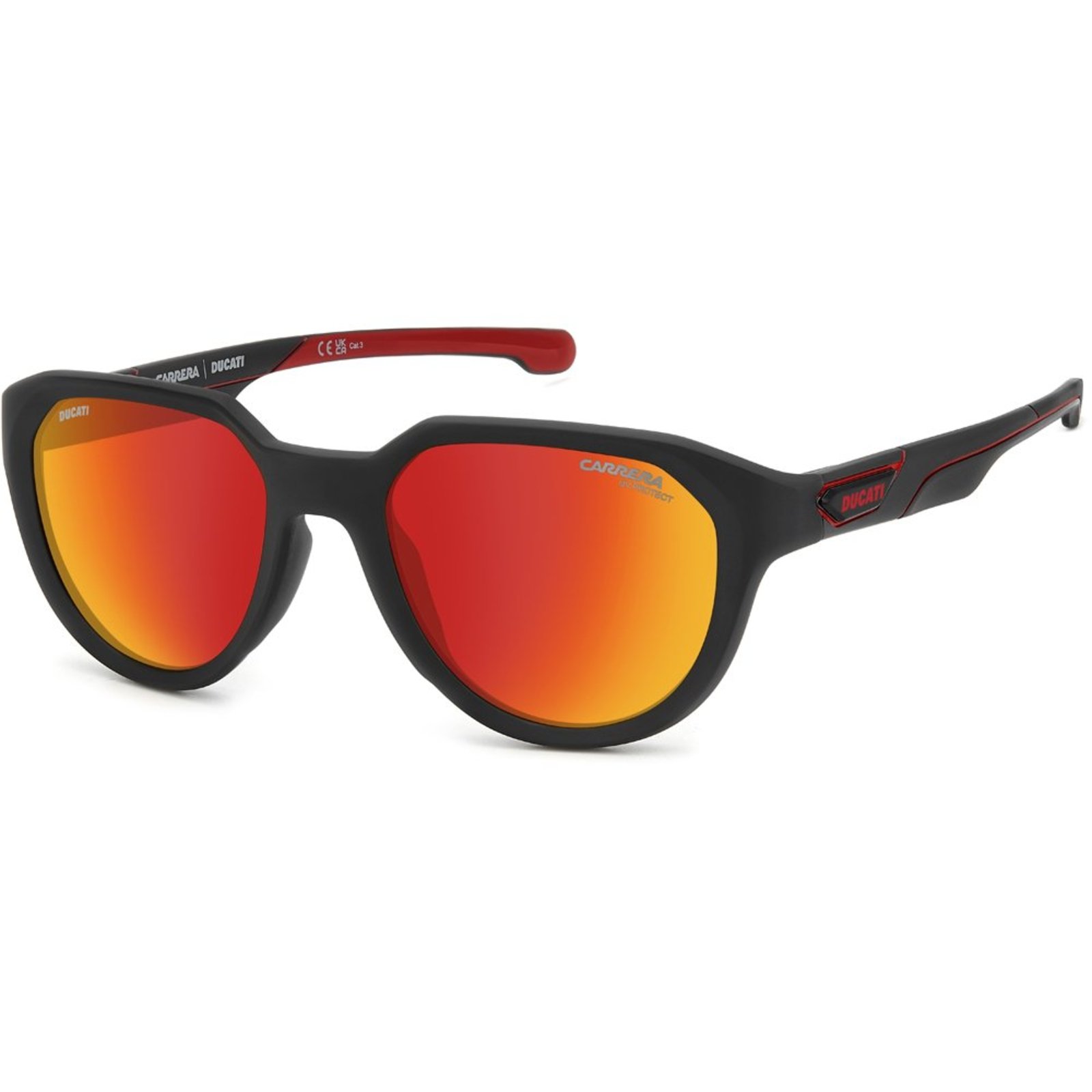 Óculos de Sol Carrera Ducati 050 S 003 53UZ Preto Masculino