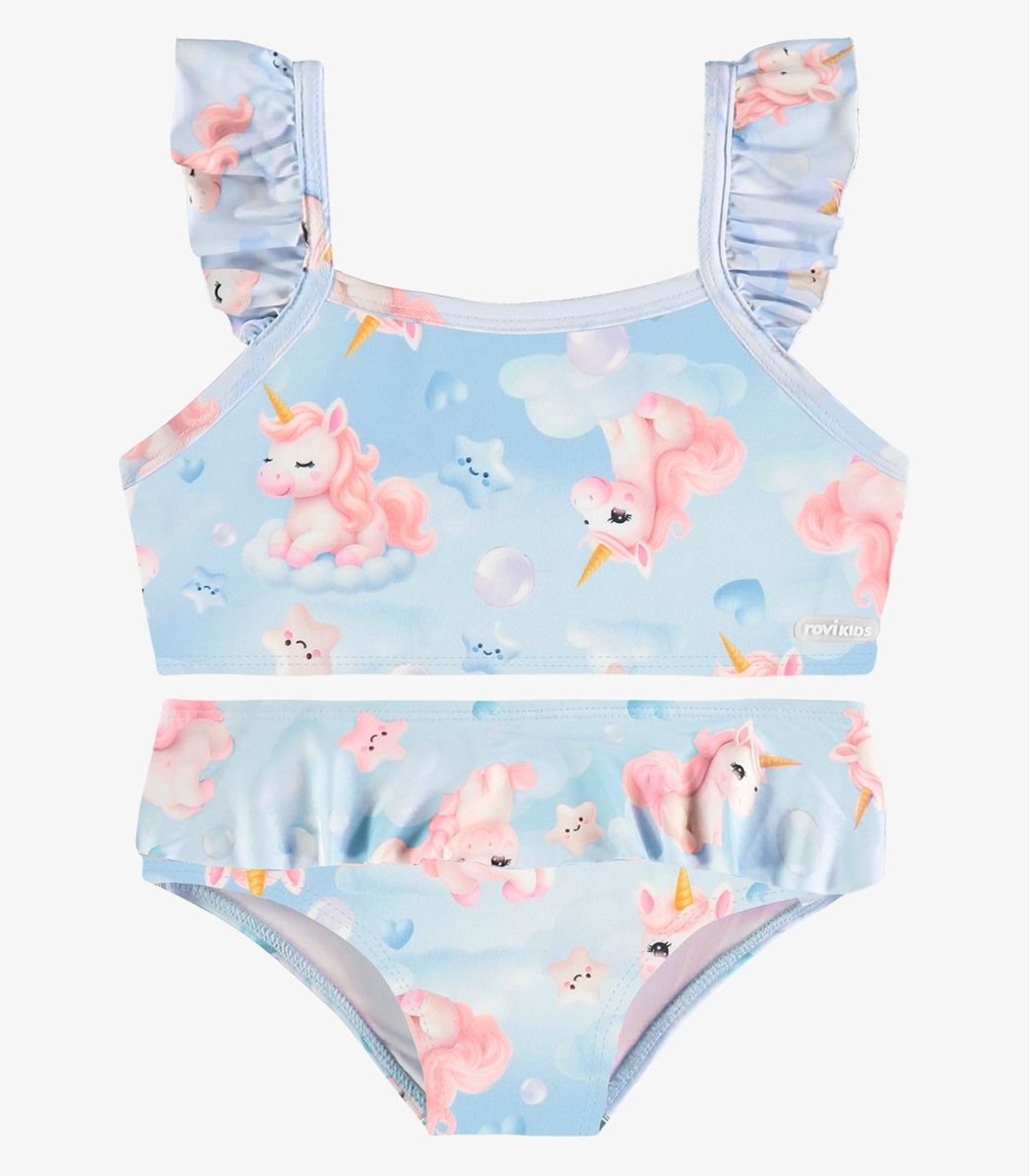 Conjunto Biquini Blusa Com Calcinha UV Rovi Azul