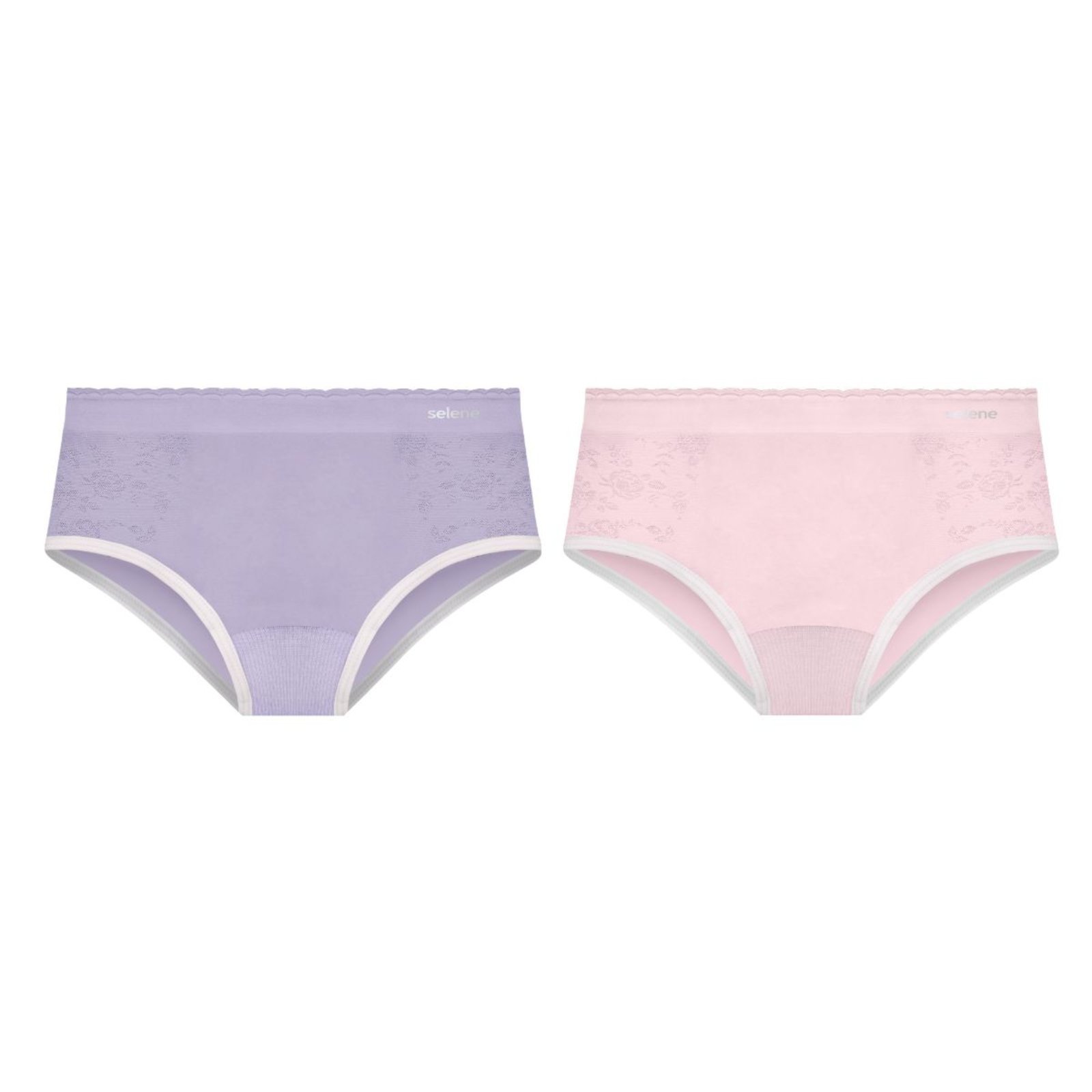 Kit 2 Calcinhas Tanga Juvenil Sem Costura Selene