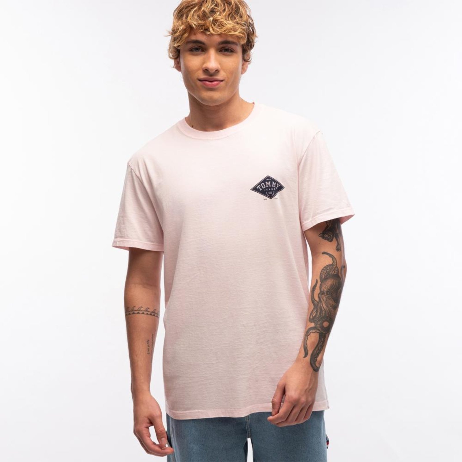 Vista 2 Camiseta Varsity Relaxed - EEG Tommy Jeans rosa Tommy Jeans rosa
