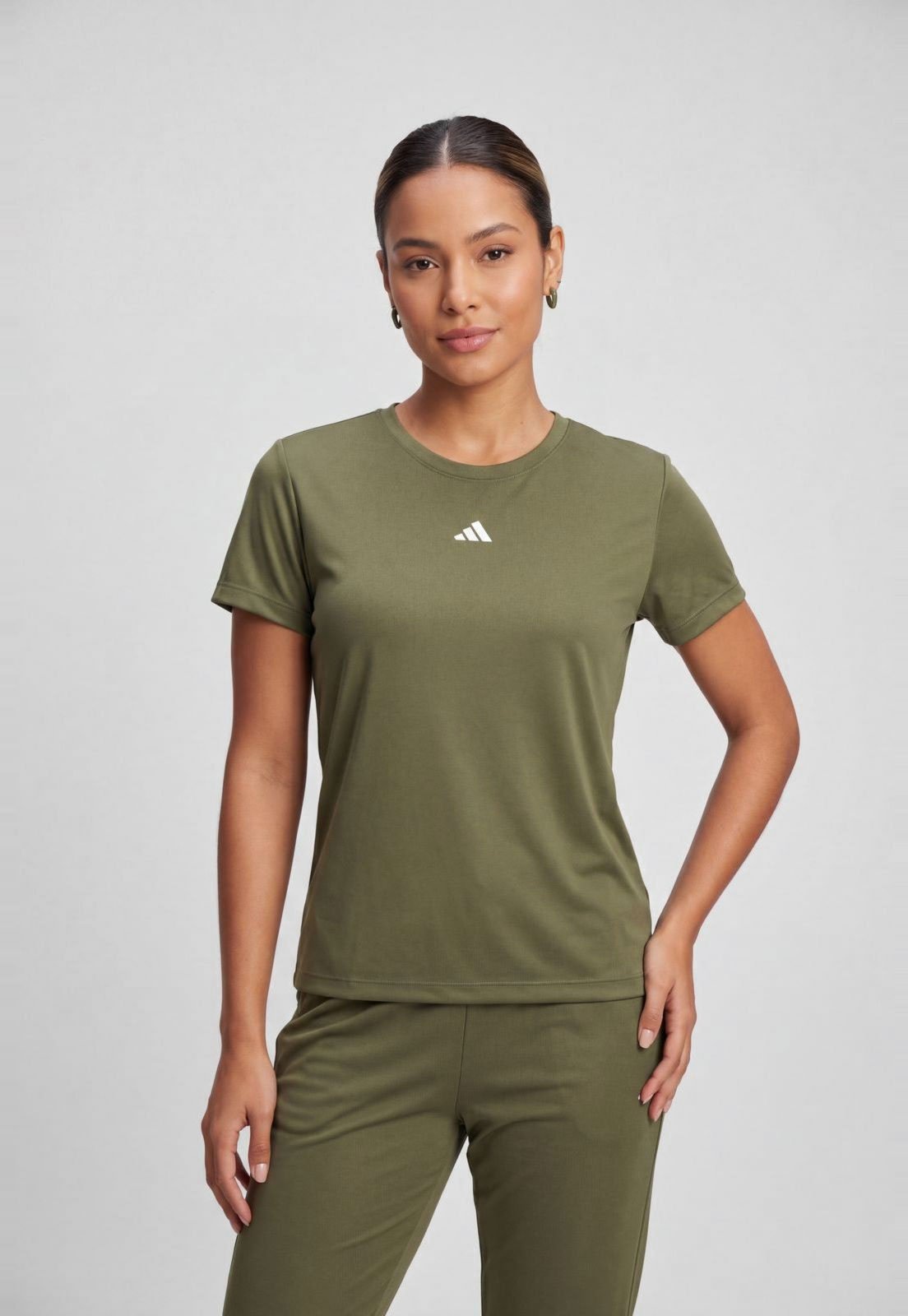 Camiseta Feminina adidas Performance Treino Basico Verde
