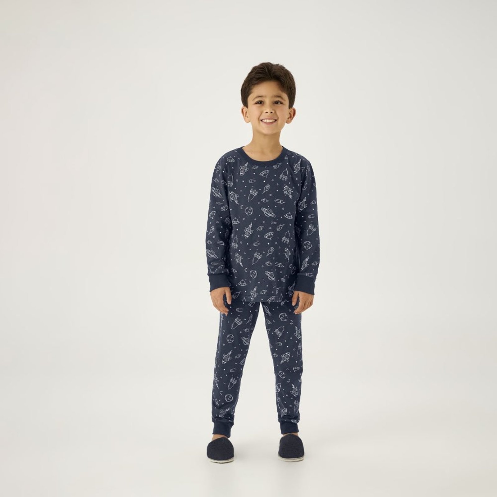 Pijama Marinho Primeiros Passos Pulla Bulla Menino - 200963-116