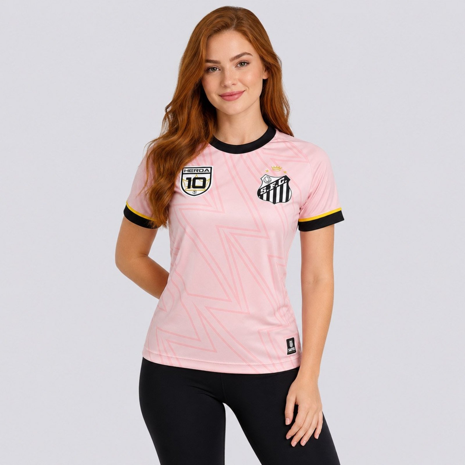 Camisa Santos Trothem Feminina Rosa