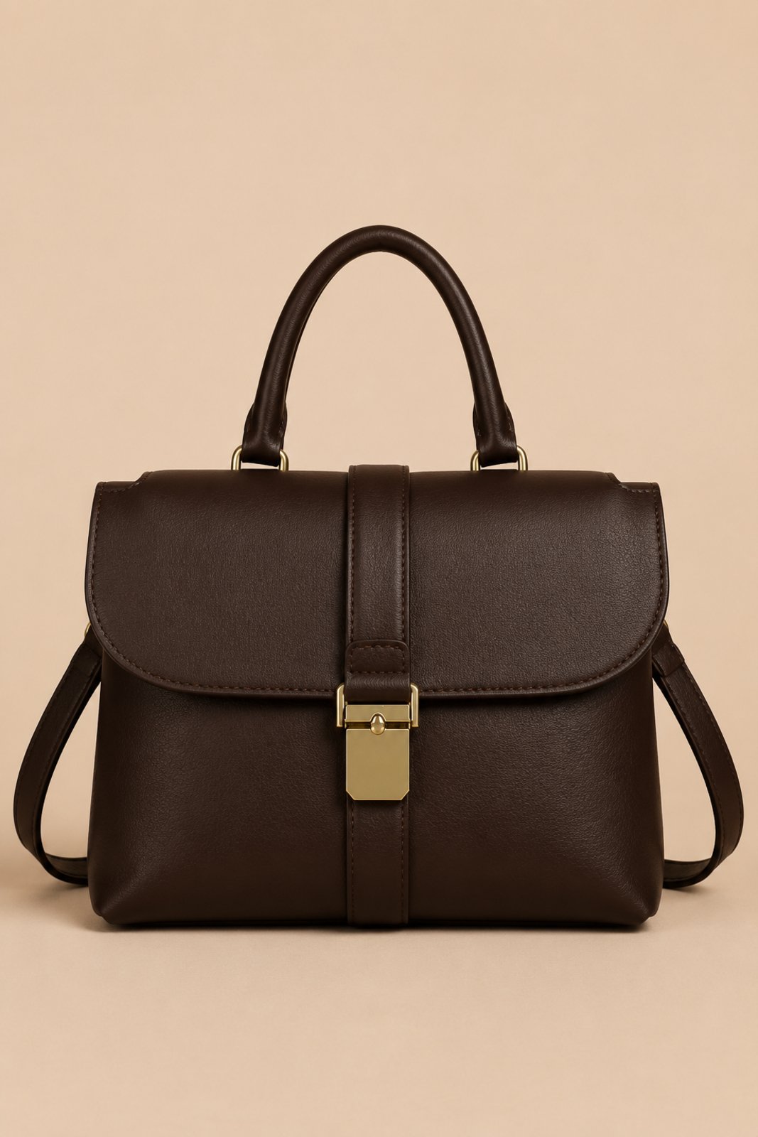 Bolsa Pequena Transversal D Bell Outlet Fashion Monograma Marrom