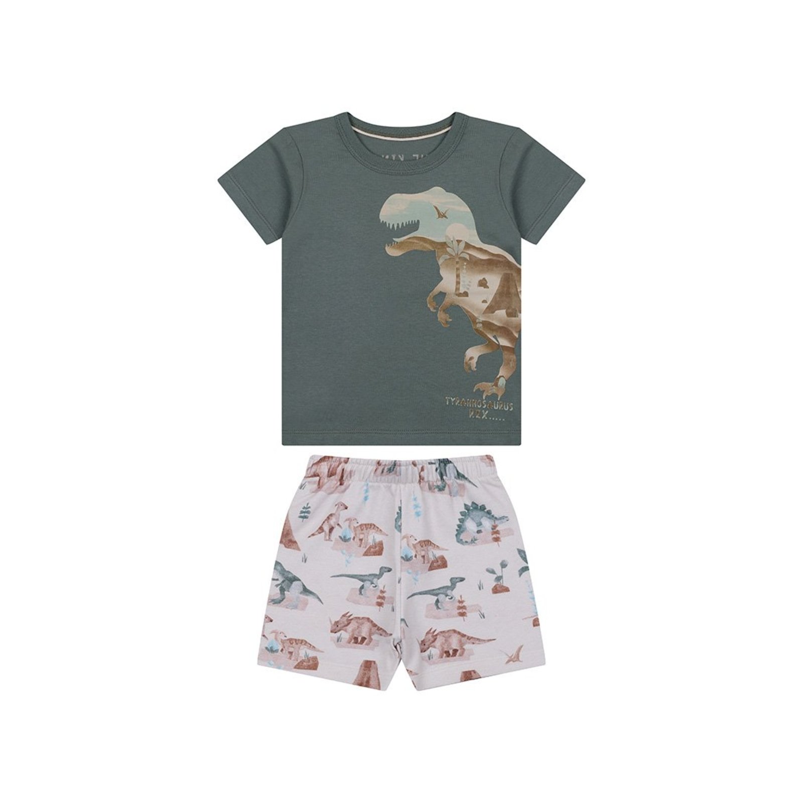 Infantil - Conjunto Curto Dino Menino Marisol