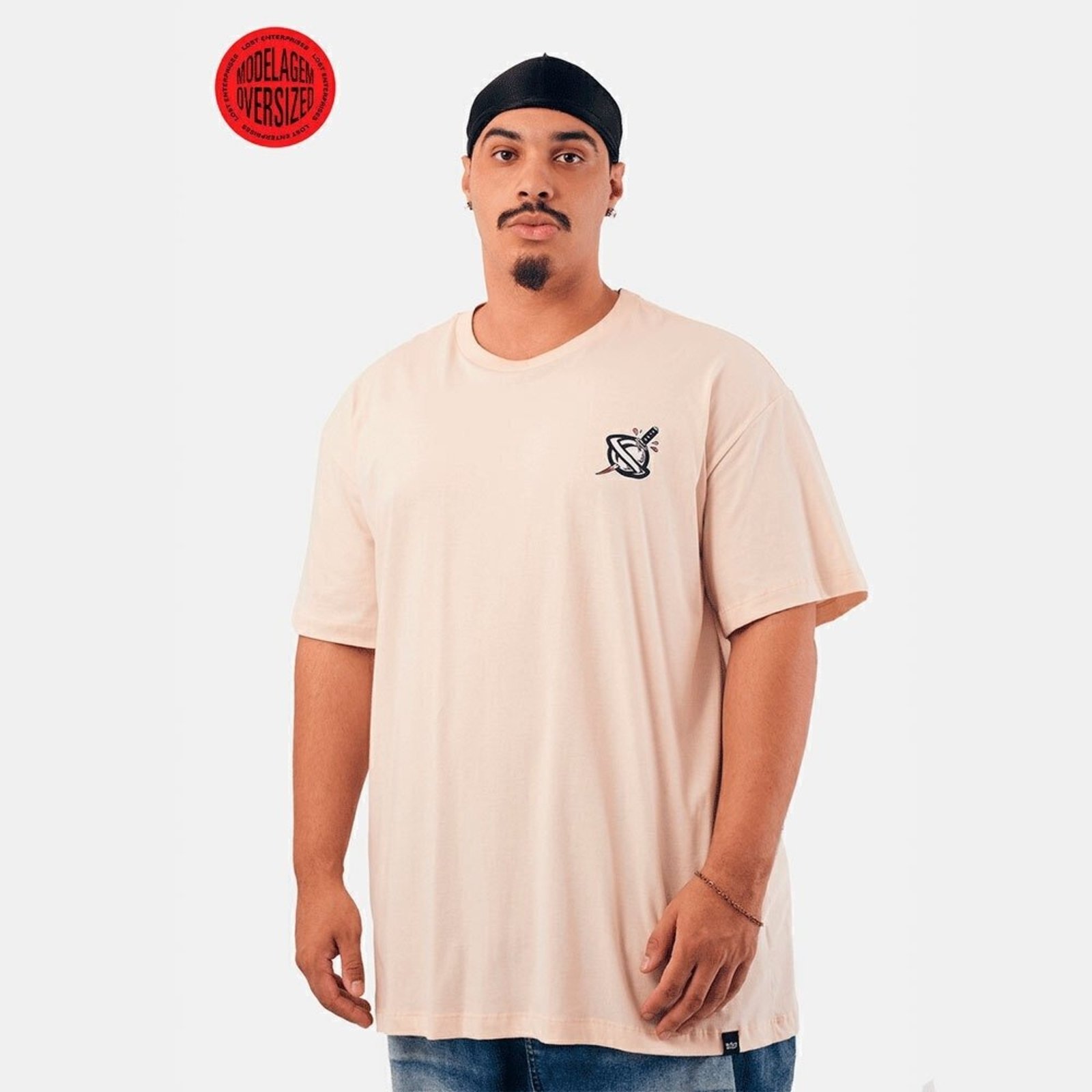 T-Shirt 8ball Oversized Tapioca