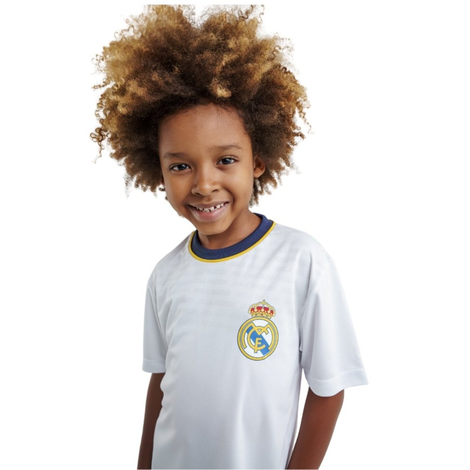Vista 3 Infantil - Camiseta Real Madrid Hala braziline branco braziline branco