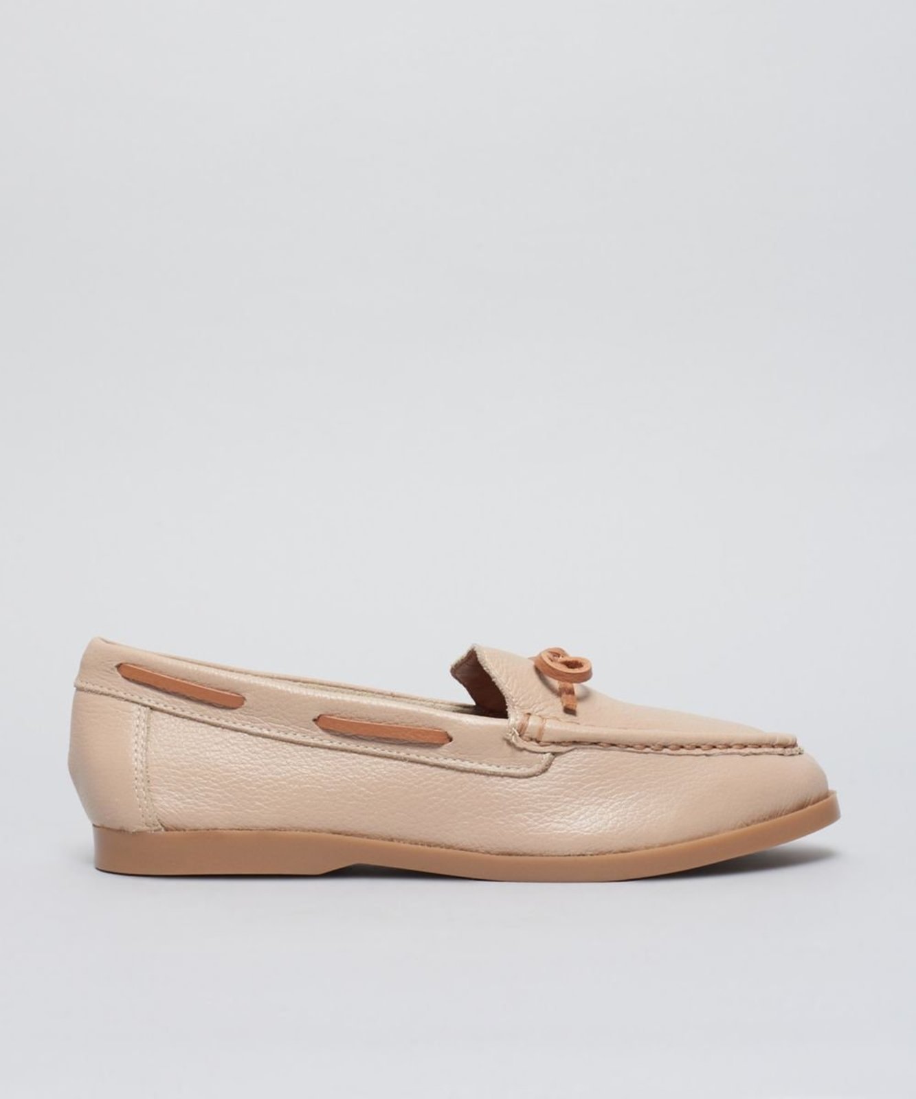 Mocassim Couro Laco - Areia 37 - areia