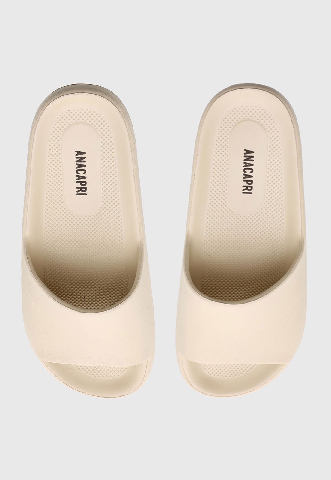Chinelo Feminino ANACAPRI Slide Bege