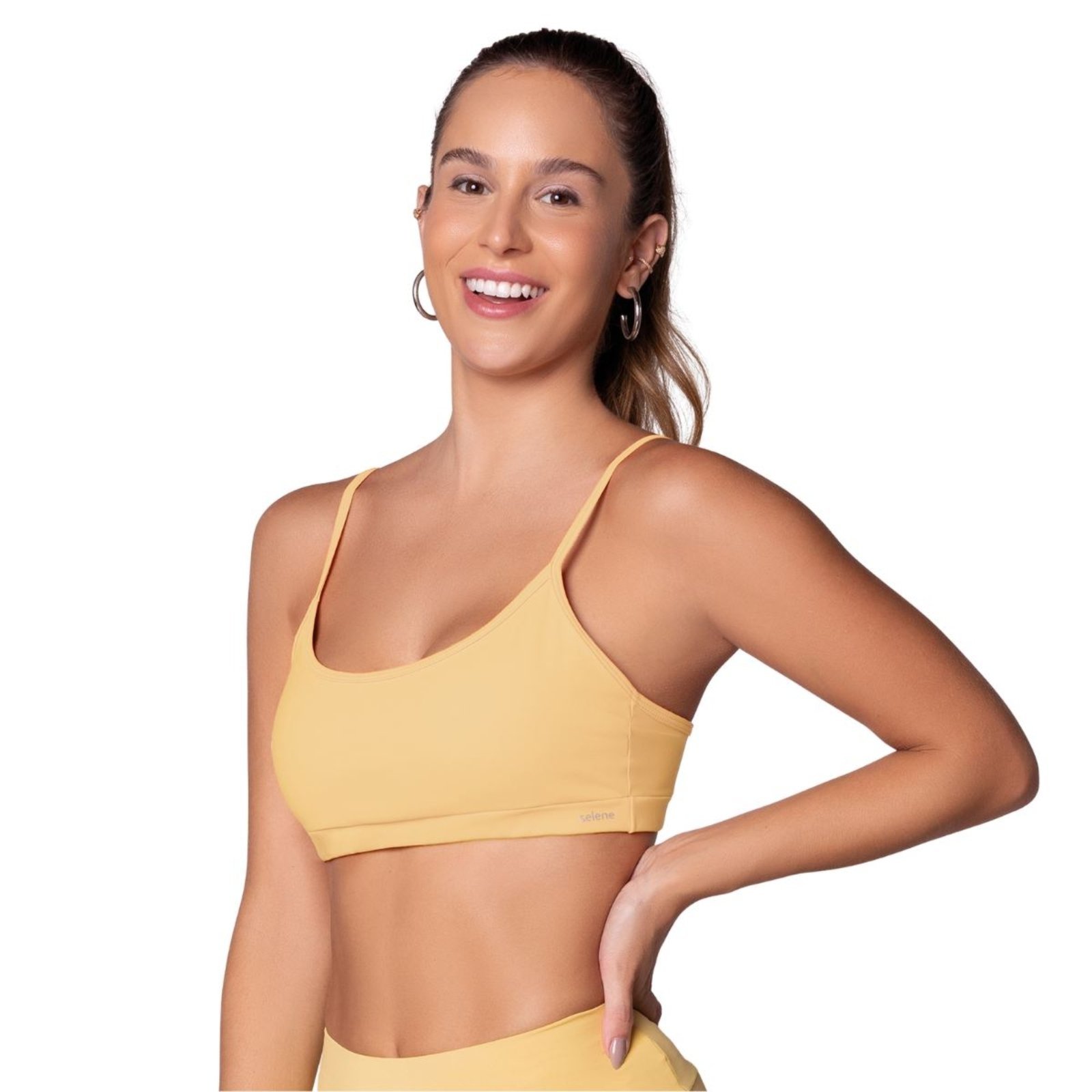 Top Fitness Feminino com Bojo Removível Selene