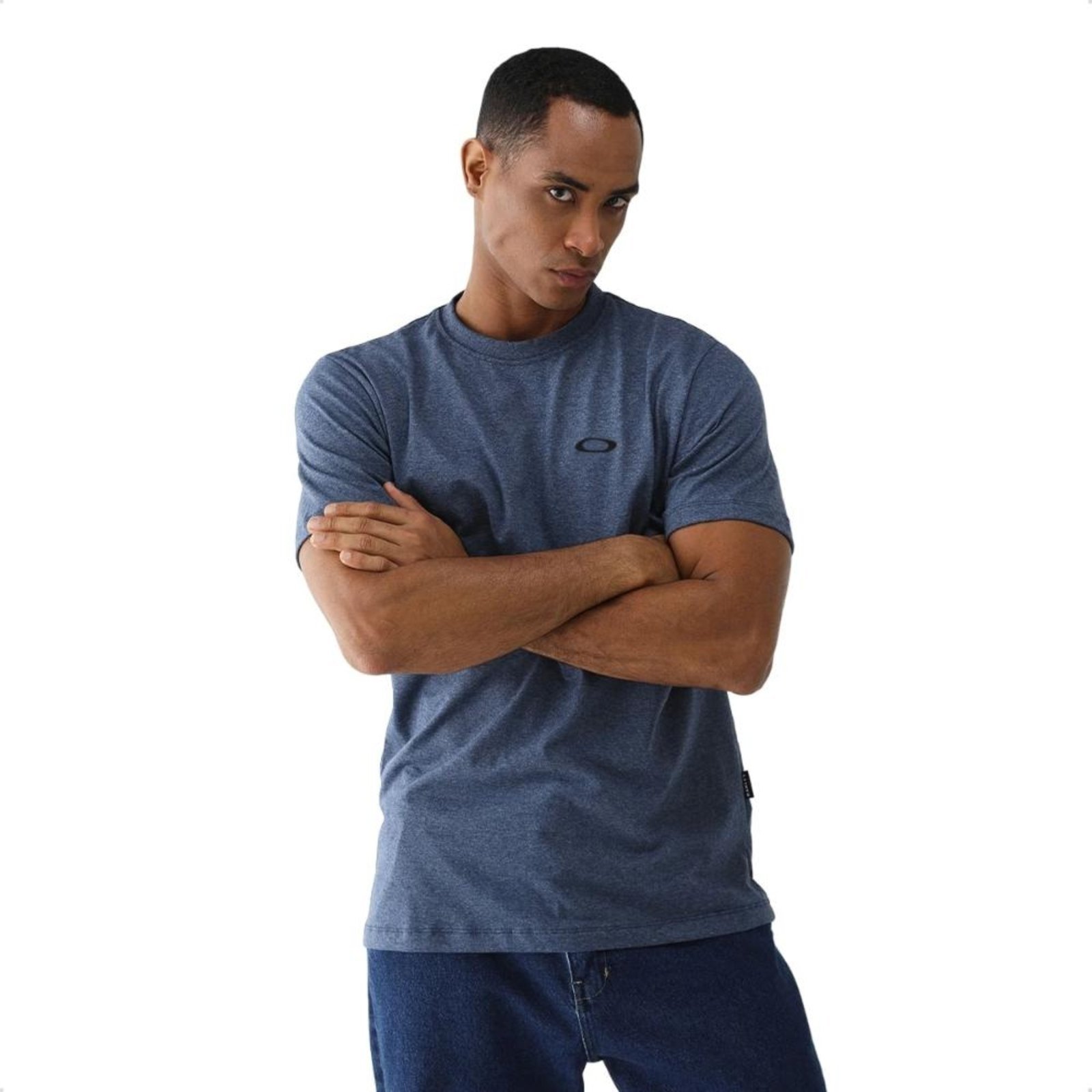 Camiseta Oakley Masculina Ellipse Tee Casual Azul