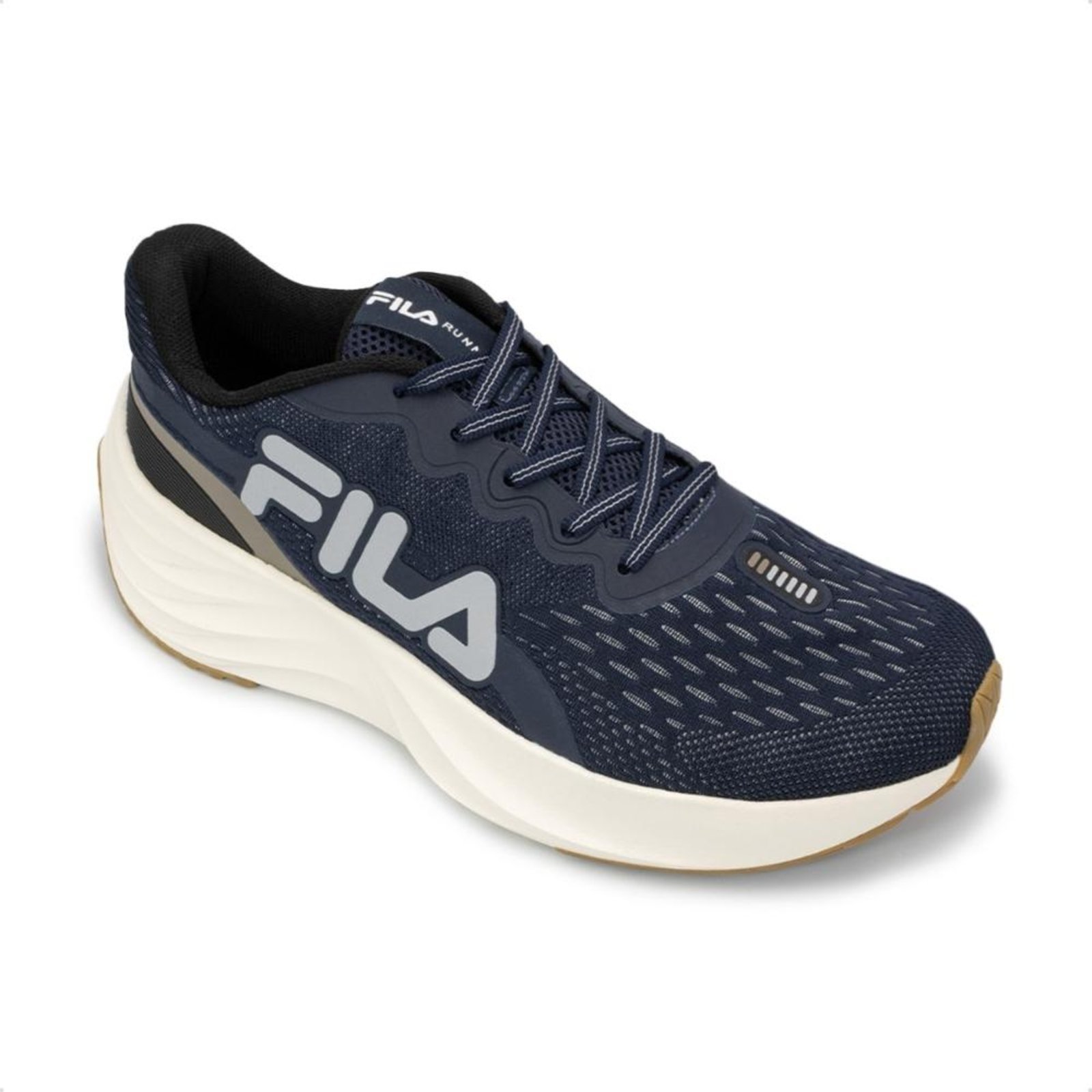Vista 3 Tênis Fila Masculino Racer Comet 2 Corrida cinza Fila cinza