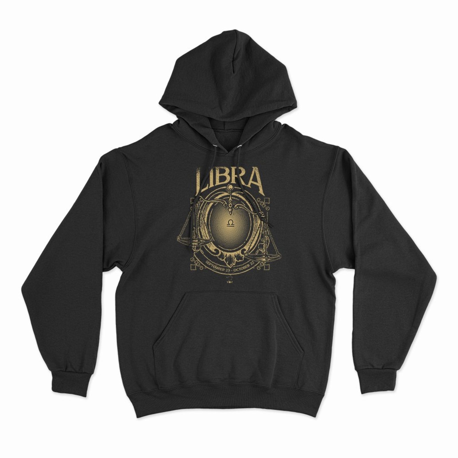 Moletom Com Capuz Libra - Preto - Casual - Studio Geek