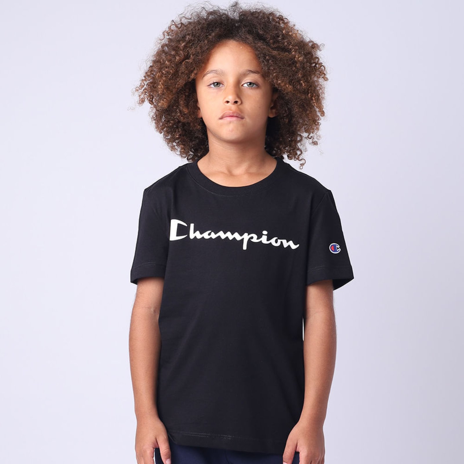 Infantil - Camiseta Champion Script Logo Ink
