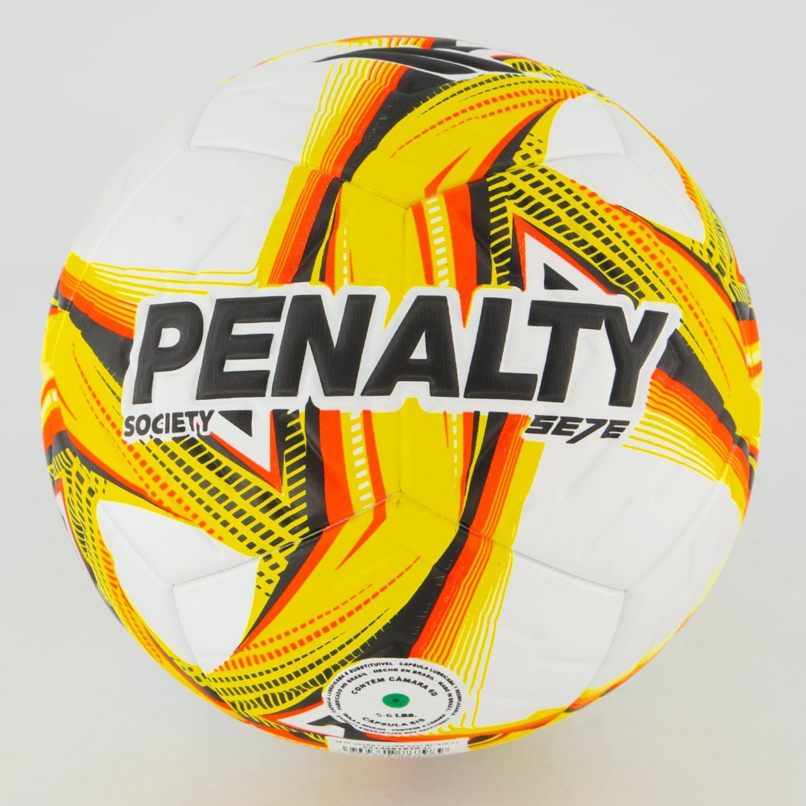 Bola Penalty SE7E Ultra Fusion XXVI Society Branca e Amarela