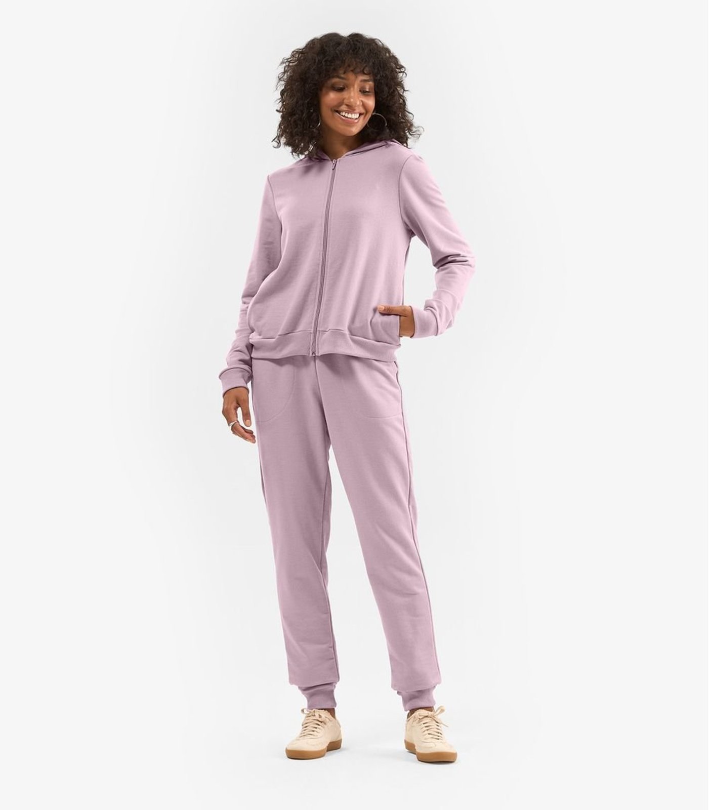 Calça Feminina em Moletom Rovitex Rosa