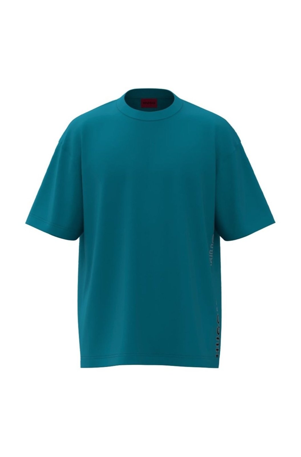 Camiseta De Ajuste Oversized Em Algodão Com Logo
