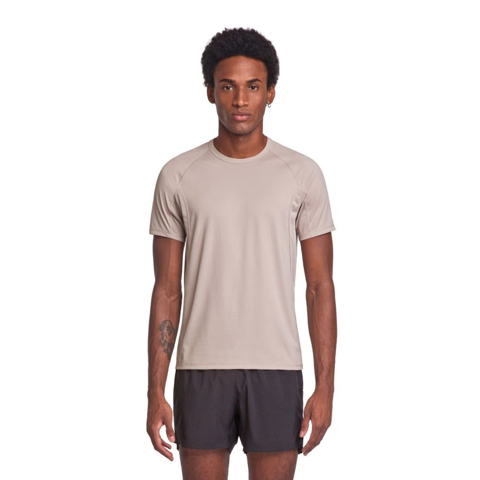 Camiseta Corre Força Olympikus P Bege