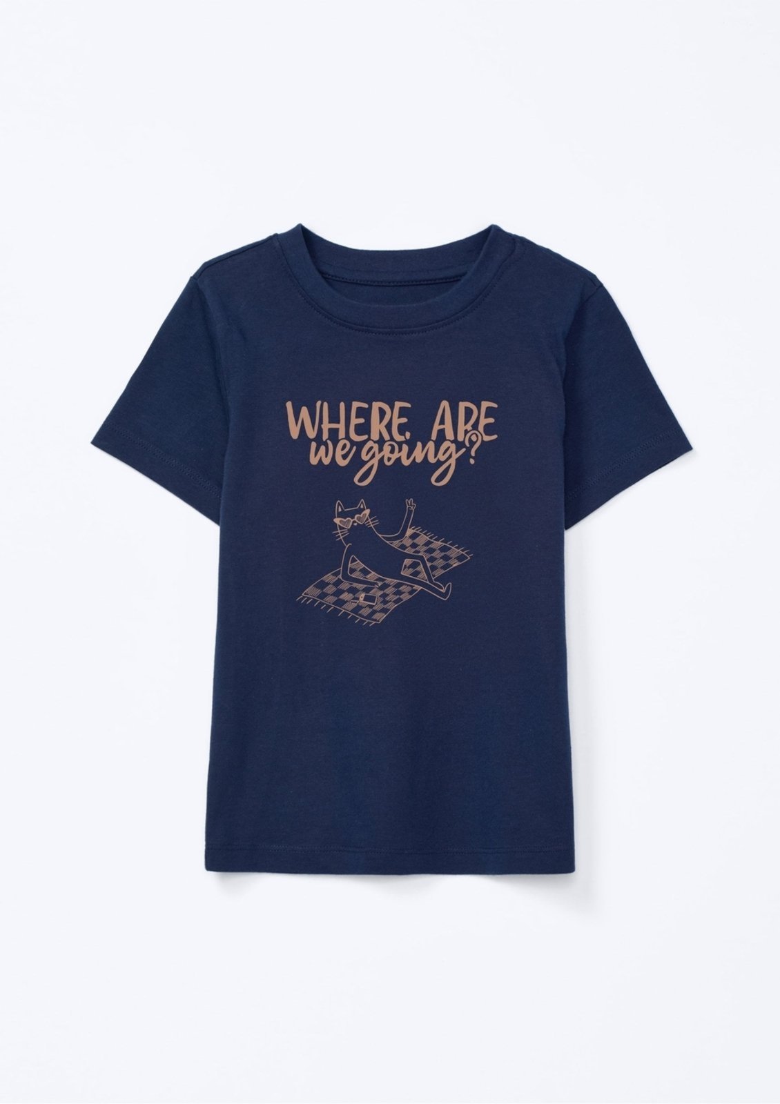 Infantil - Blusa Menina Manga Curta Com Estampa Hering