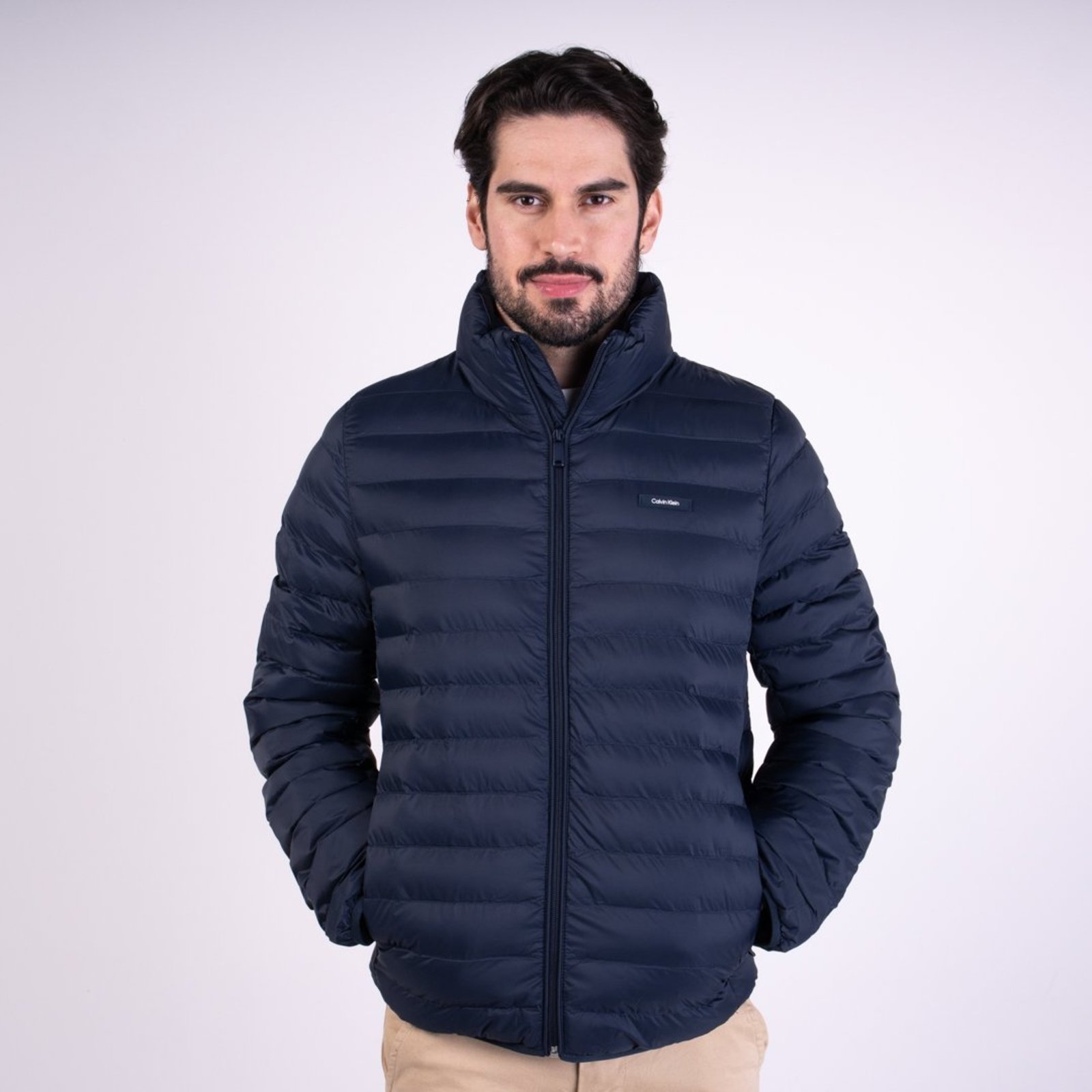 Jaqueta Puffer Calvin Klein Marinho