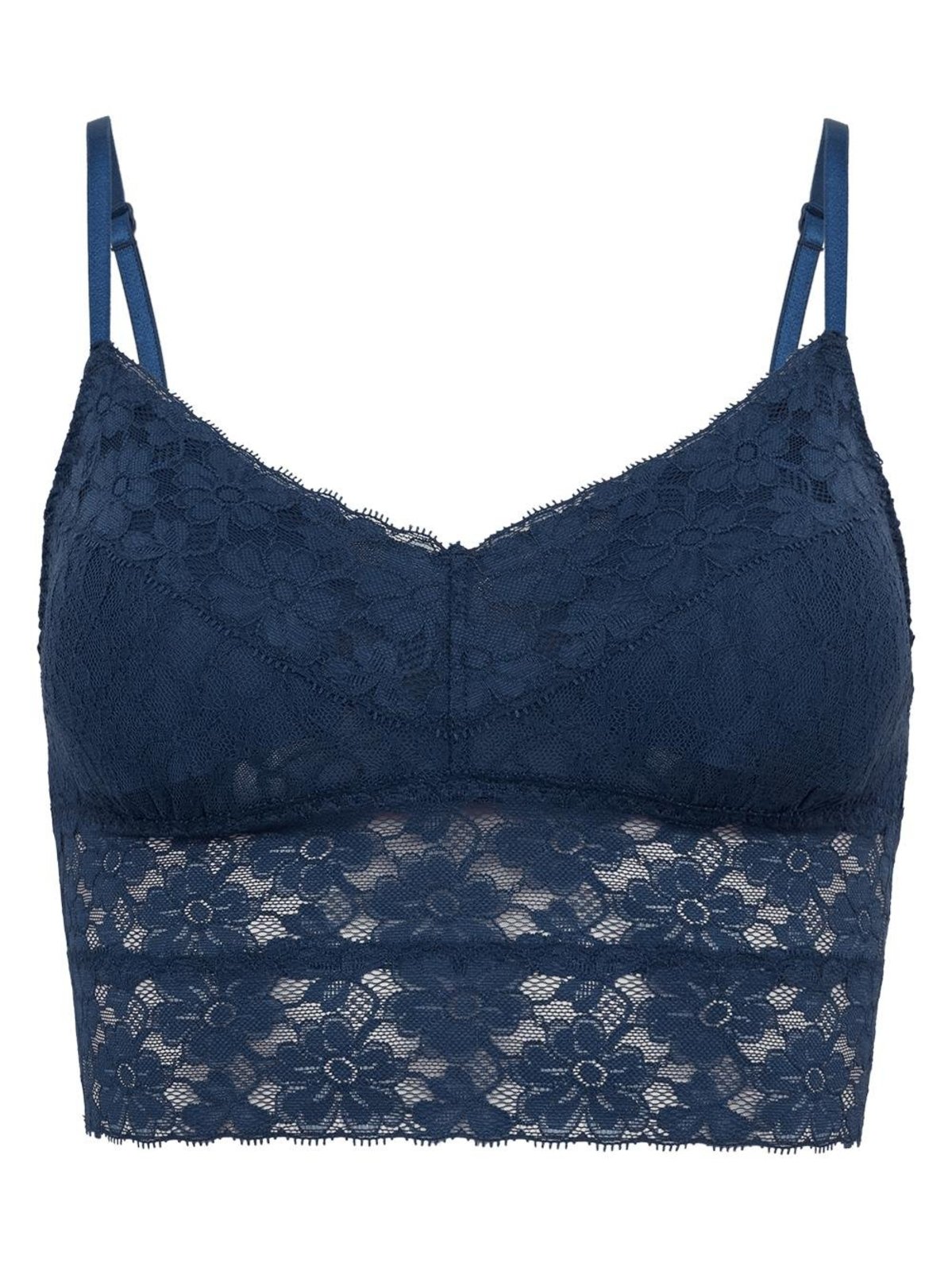 Sutiã Triângulo Alongado Sweet Lace Azul Blue Wing Teal