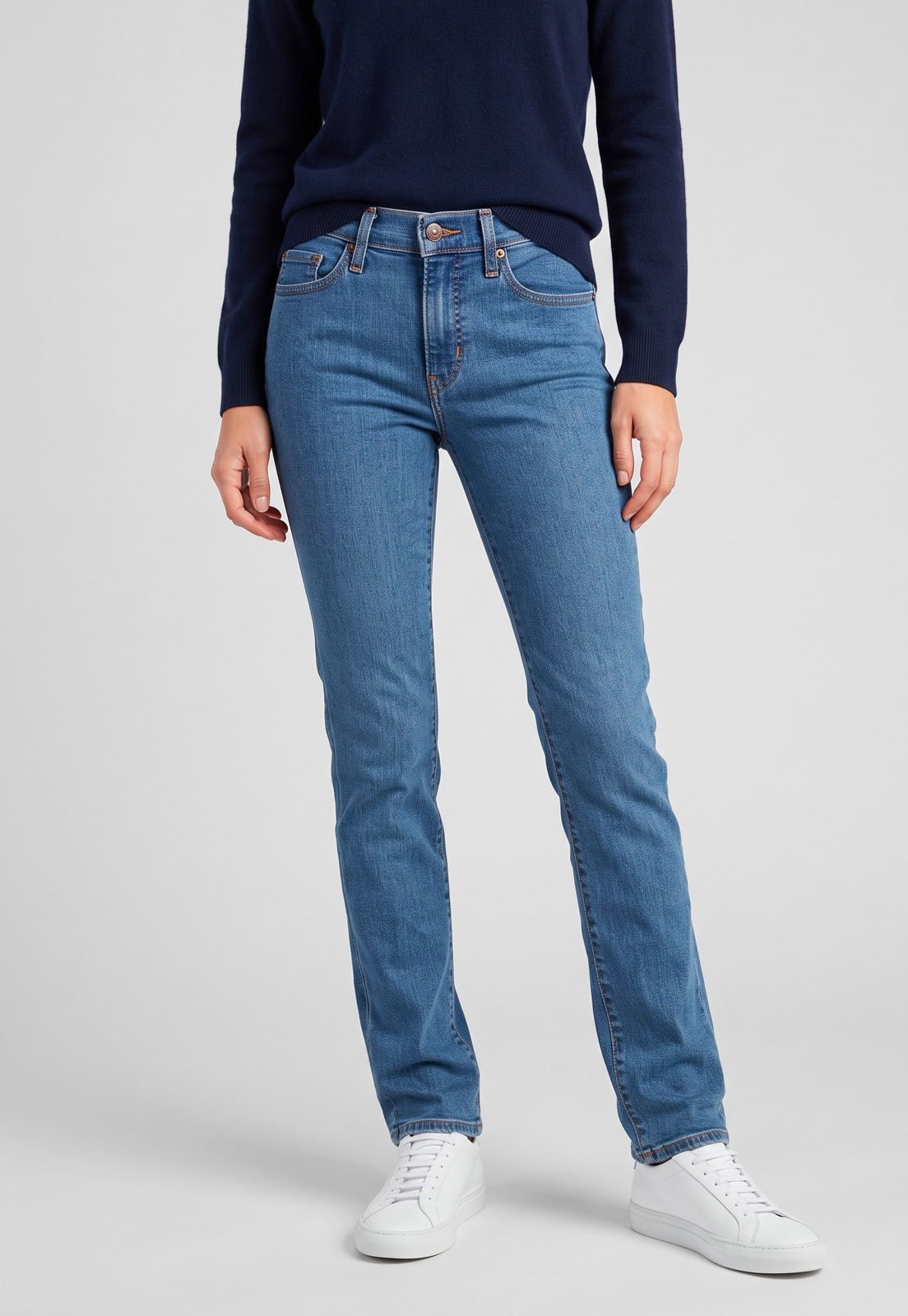 Calça Jeans Feminina Levis 314 Shaping Straight Azul