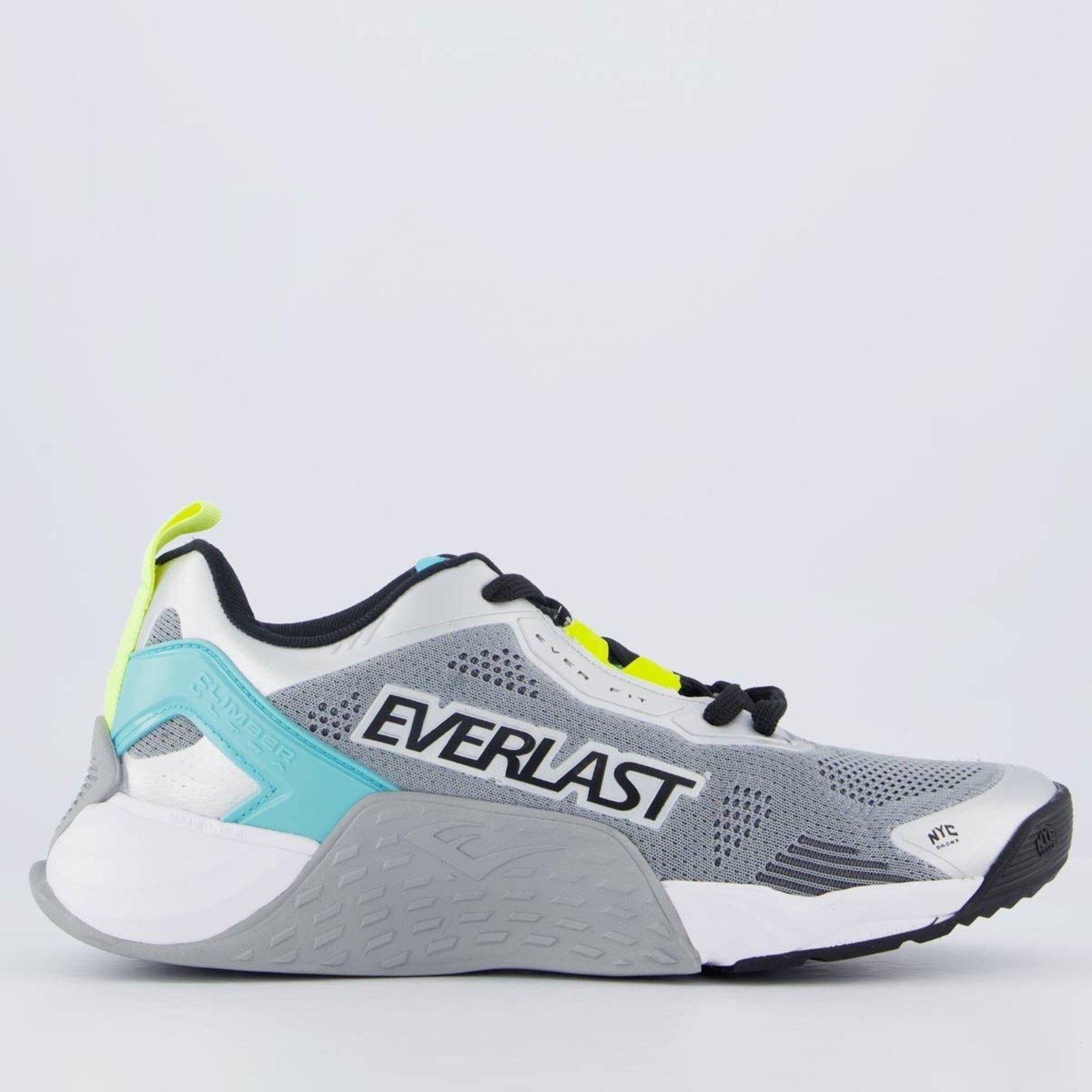 Vista 2 Tênis Everlast Climber Ultra Cinza e Verde cinza verde Everlast cinza verde
