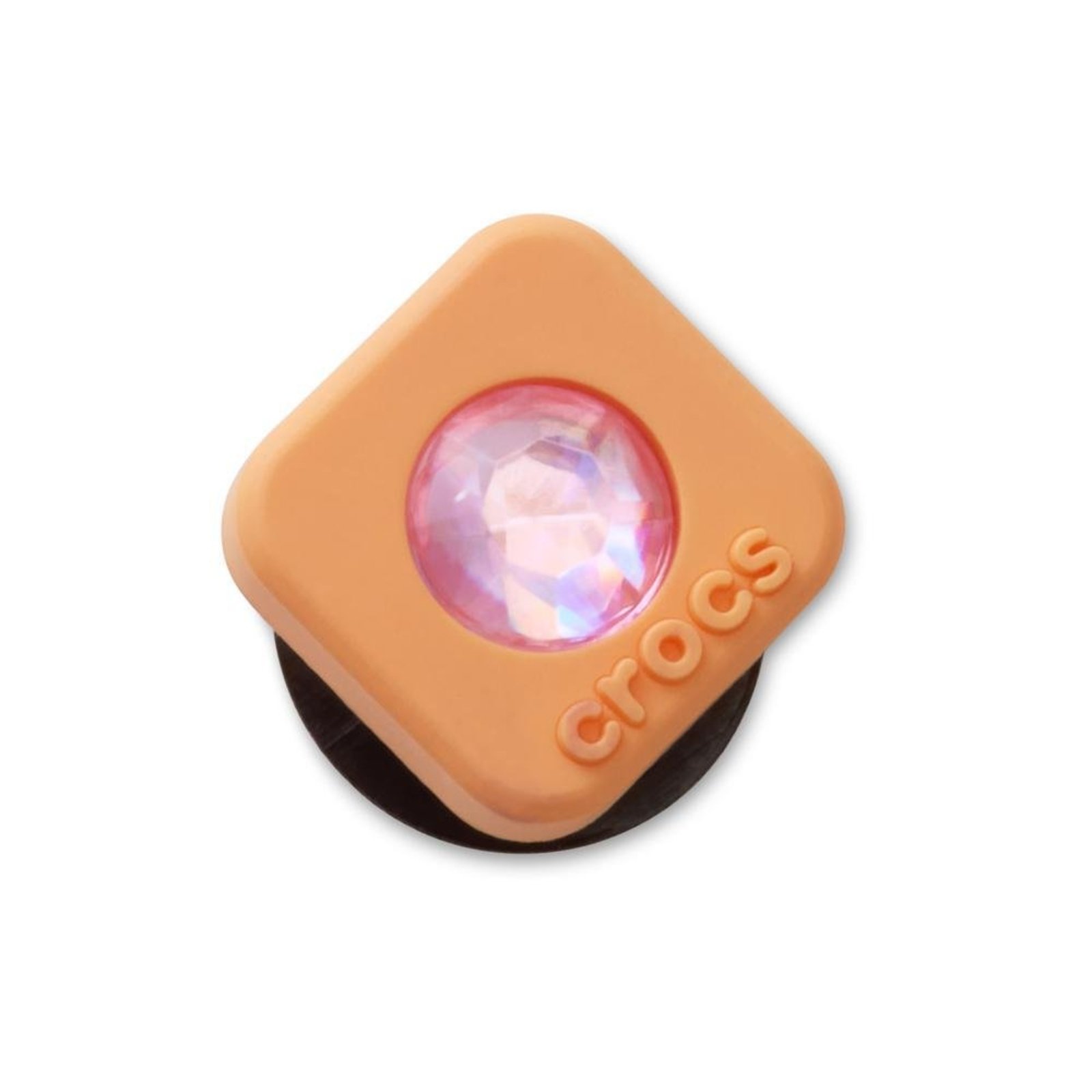 Infantil - Jibbitz™ Gema Laranja Smt Único Branco