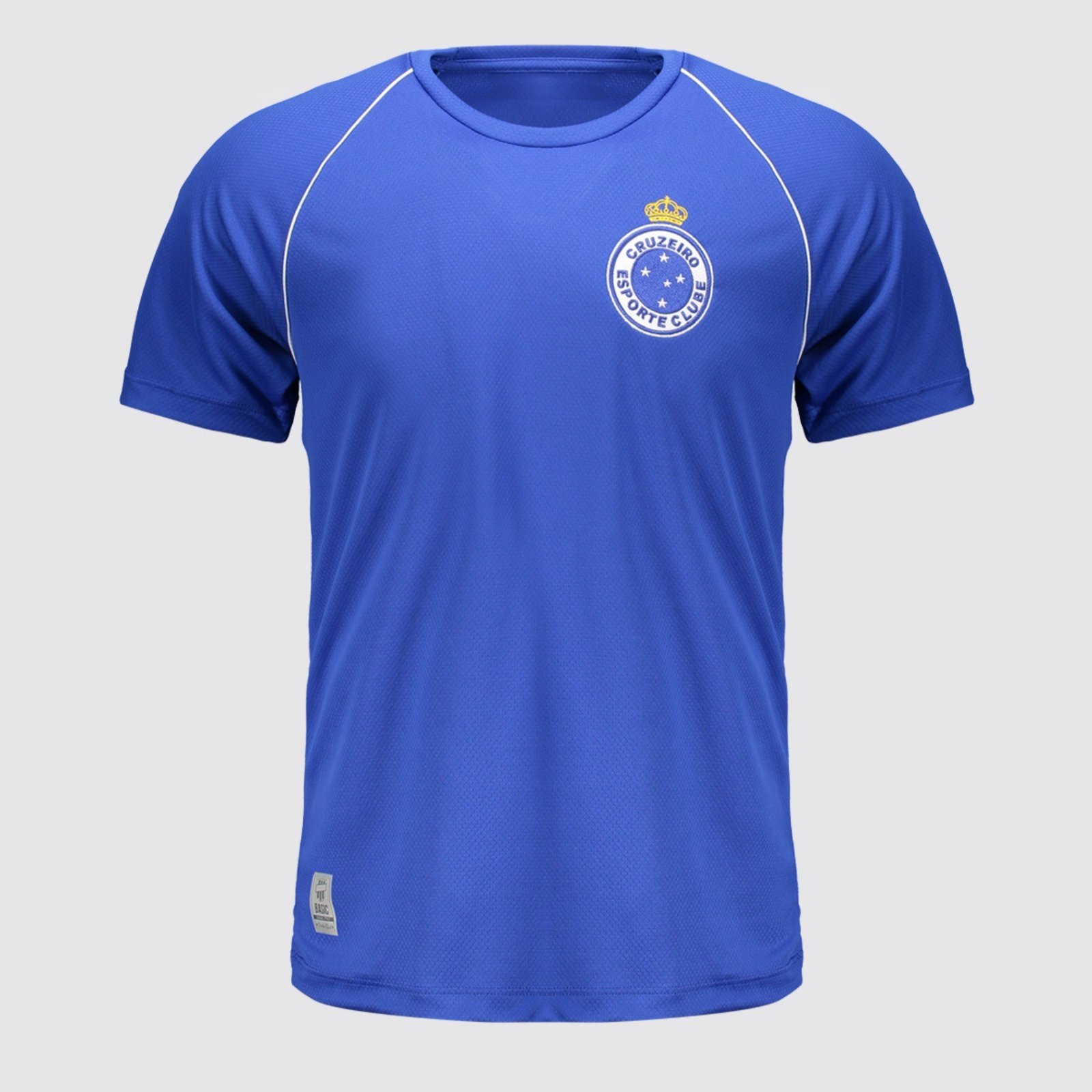 Camisa Cruzeiro Basic Logo Azul