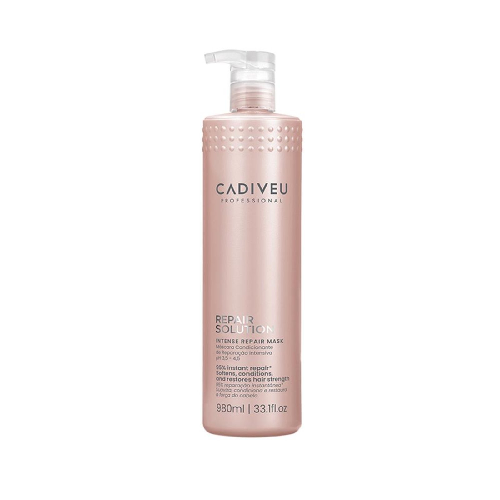 Vista 2 Cadiveu Professional Repair Solution Máscara Reparadora 980ml incolor Cadiveu Professional incolor