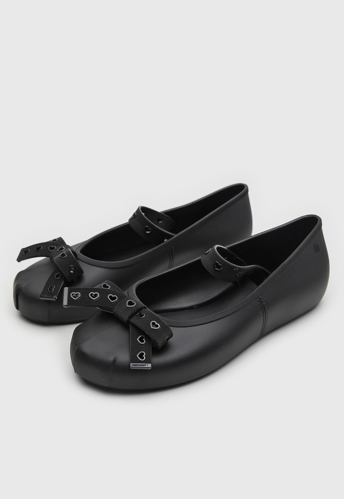 Vista 2 Infantil - Sapatilha Mini Melissa Sophie Crush Preta Mini Melissa preto