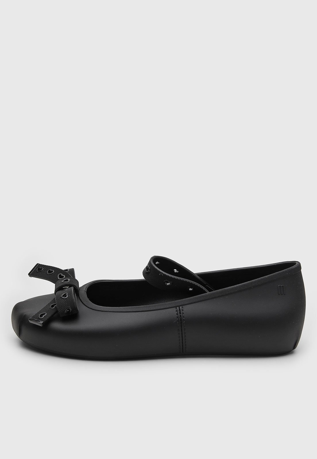 Vista 3 Infantil - Sapatilha Mini Melissa Sophie Crush Preta Mini Melissa preto