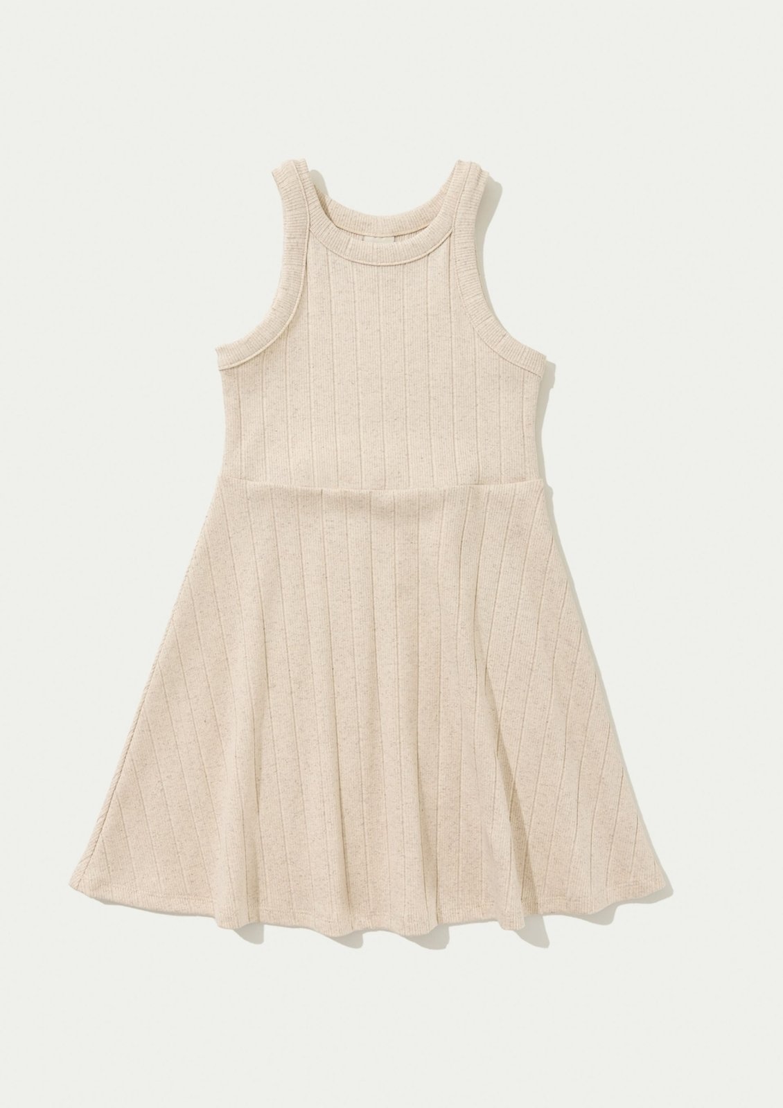 Vista 3 Infantil - Vestido Curto Ribana Com Linho Hering Hering Kids off-white Hering Kids off-white