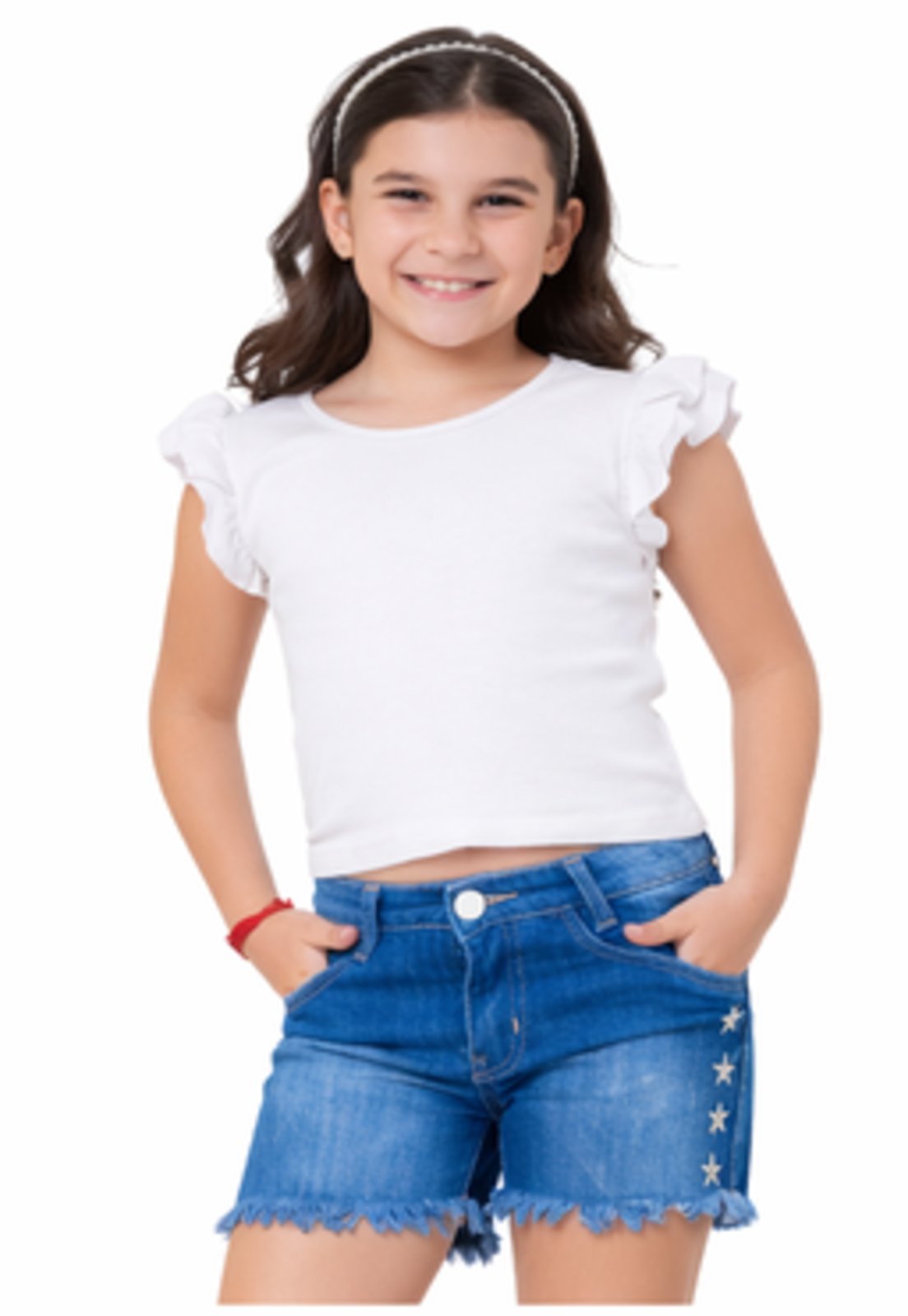 Infantil - Shorts Jeans Medio Premium