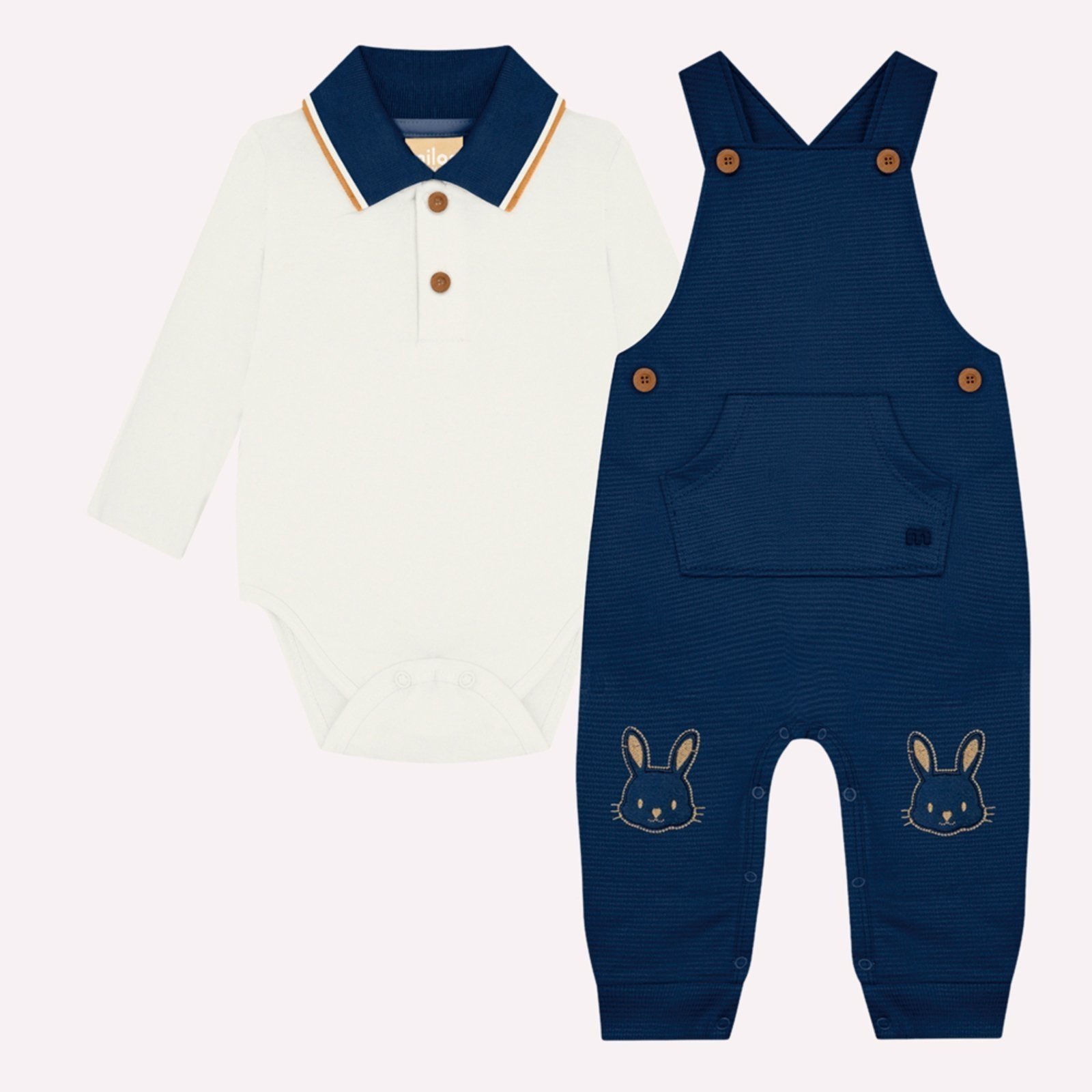 Infantil - Conjunto Menino Bordado Milon