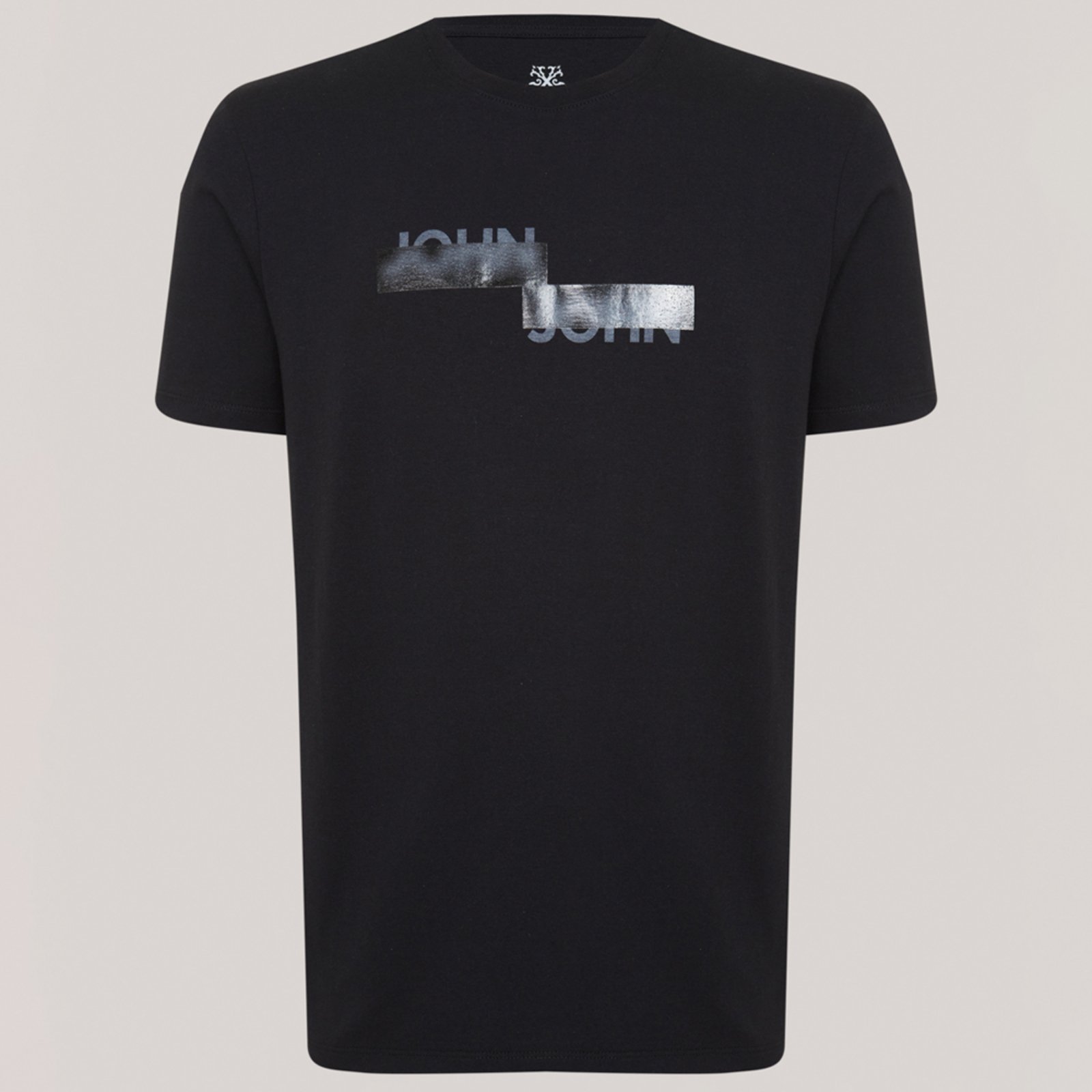 Camiseta John John Double Blur Pr26 Preto Masculino