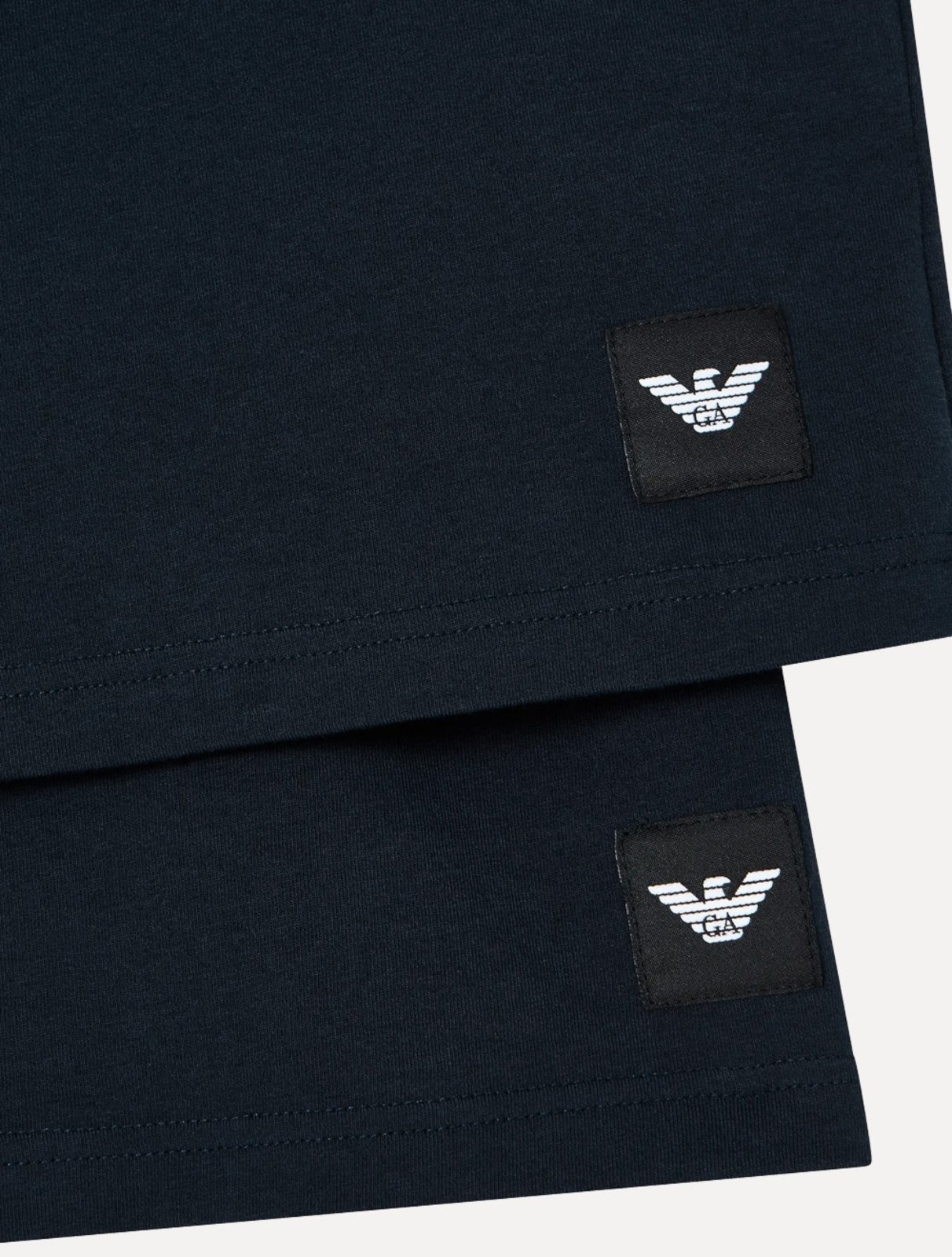Vista 3 Kit Camisetas Empório Armani Masculina C-Neck azul marinho Emporio Armani azul marinho