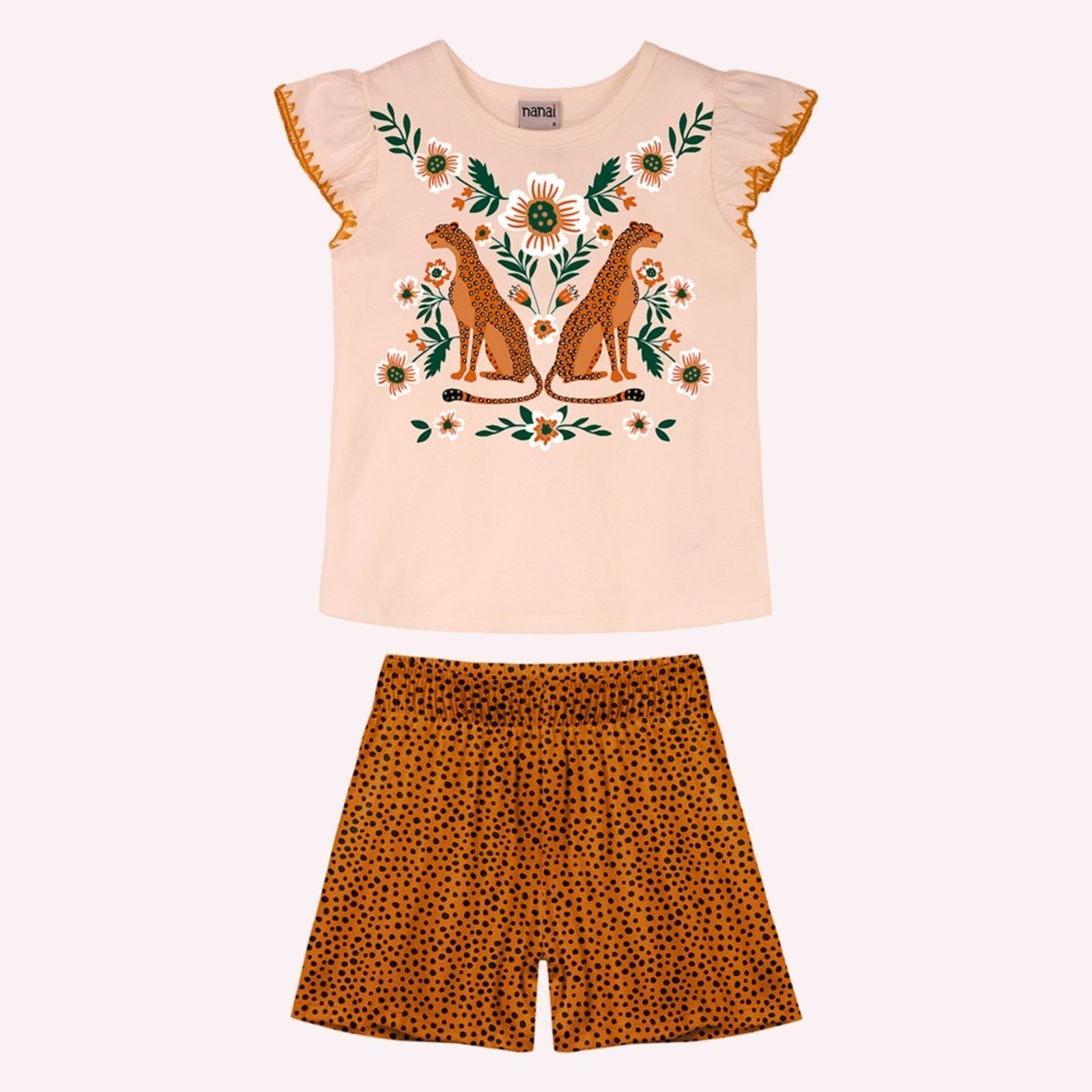 Infantil - Conjunto Menina Onças Nanai