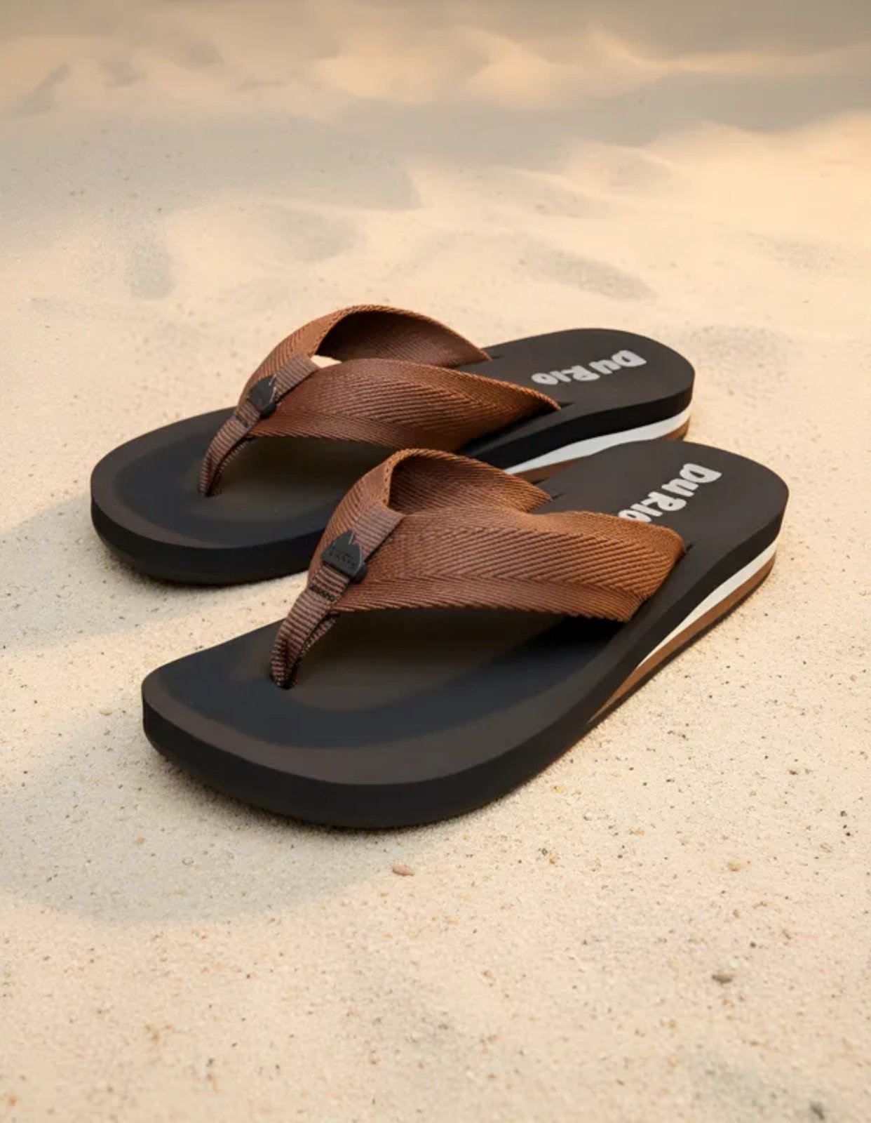 Chinelo Masculino DuRio Balance Premium Marrom