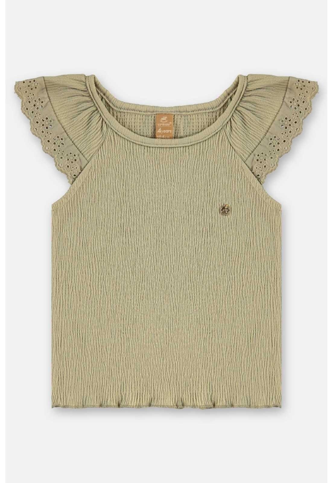 Infantil - Blusa em Algodão Texturizado Up Baby Verde
