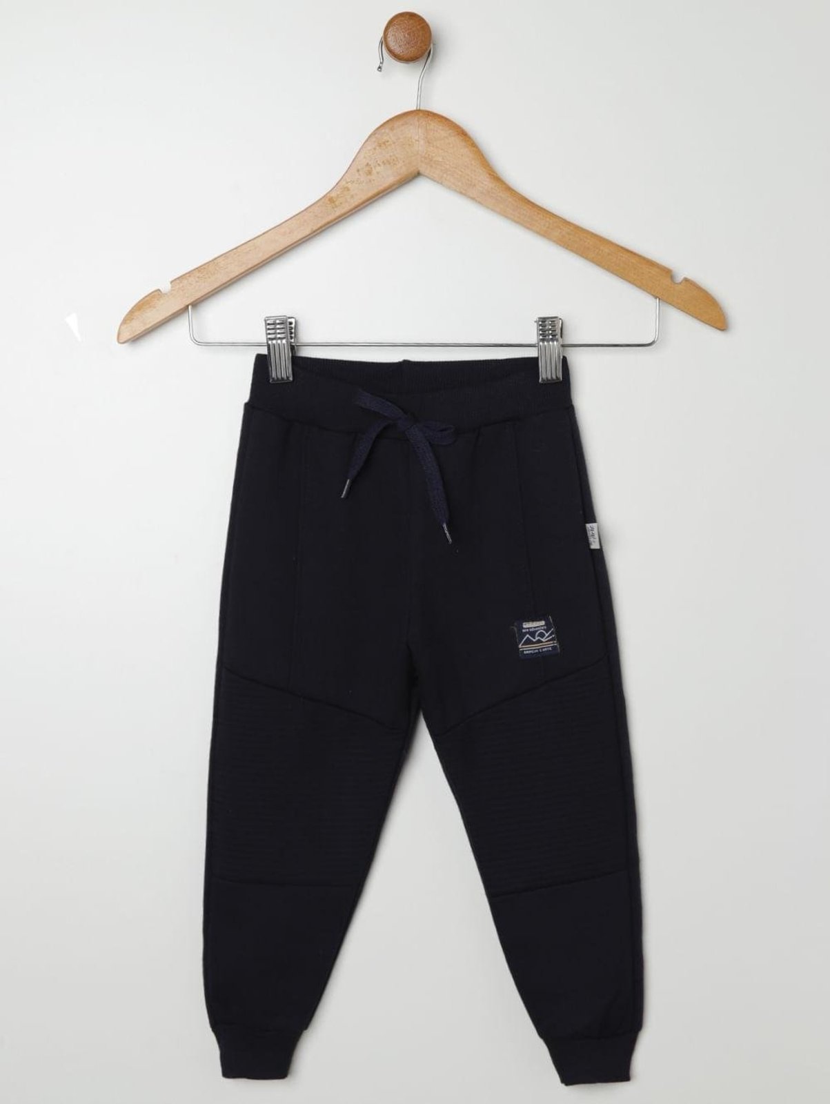 Infantil - Calça Moletom Com Punho Para Menino - MARINHO