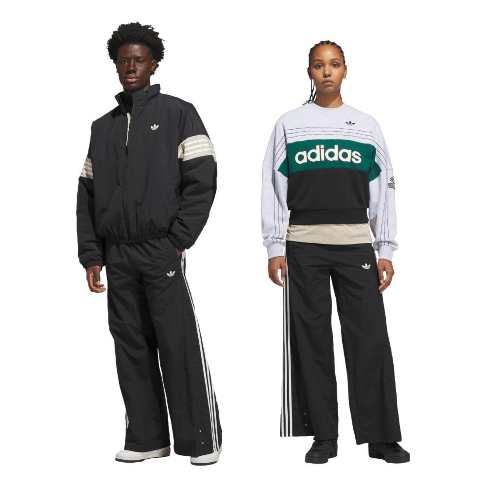 CALÇA ORIGINALS SNAP SIDELINE adidas Originals Preto