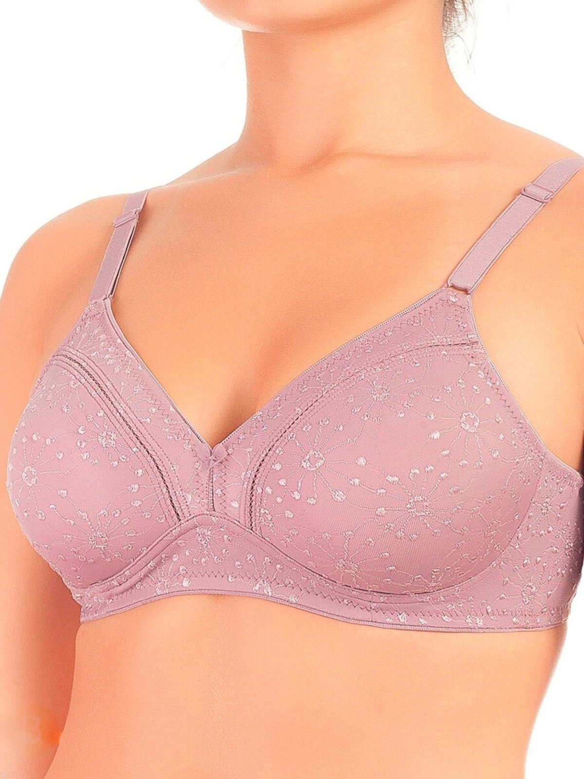 Sutiã sem Aro e sem Bojo Duloren 111743 Taça B Roxo