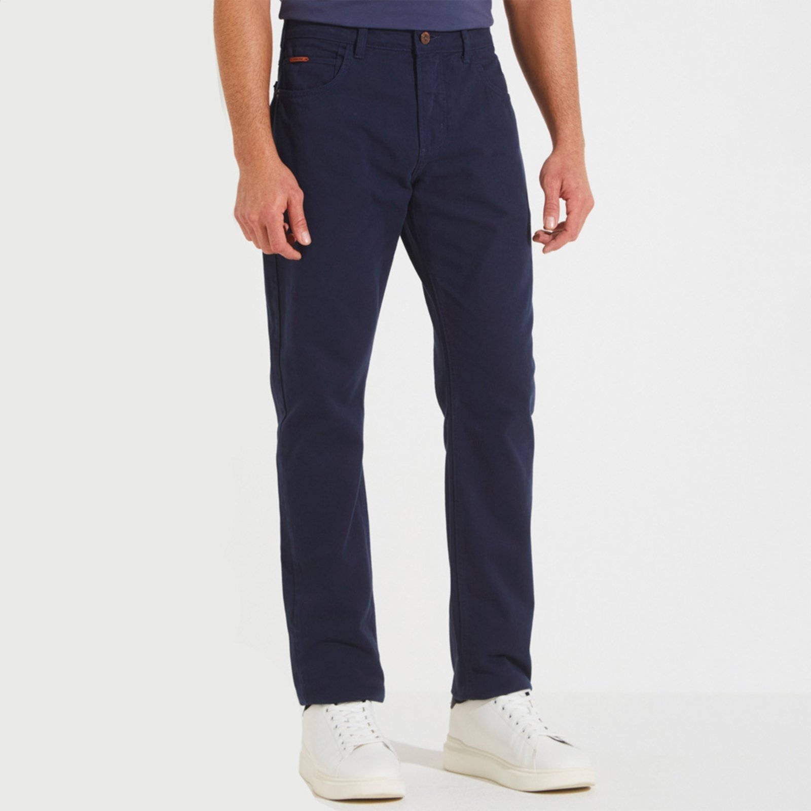 Calça Forum Paul Slim Ou25 Azul Masculino