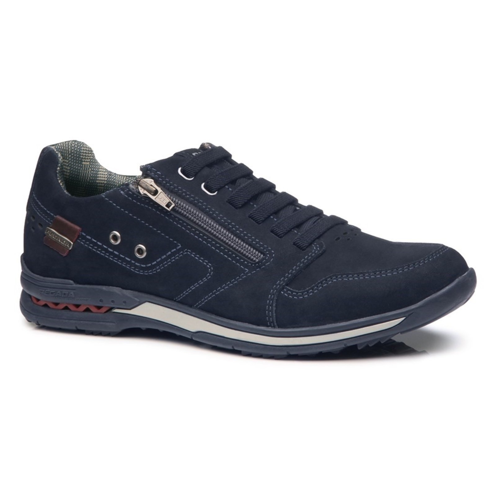 Sapatênis Pegada Masculino Couro Zíper 114858