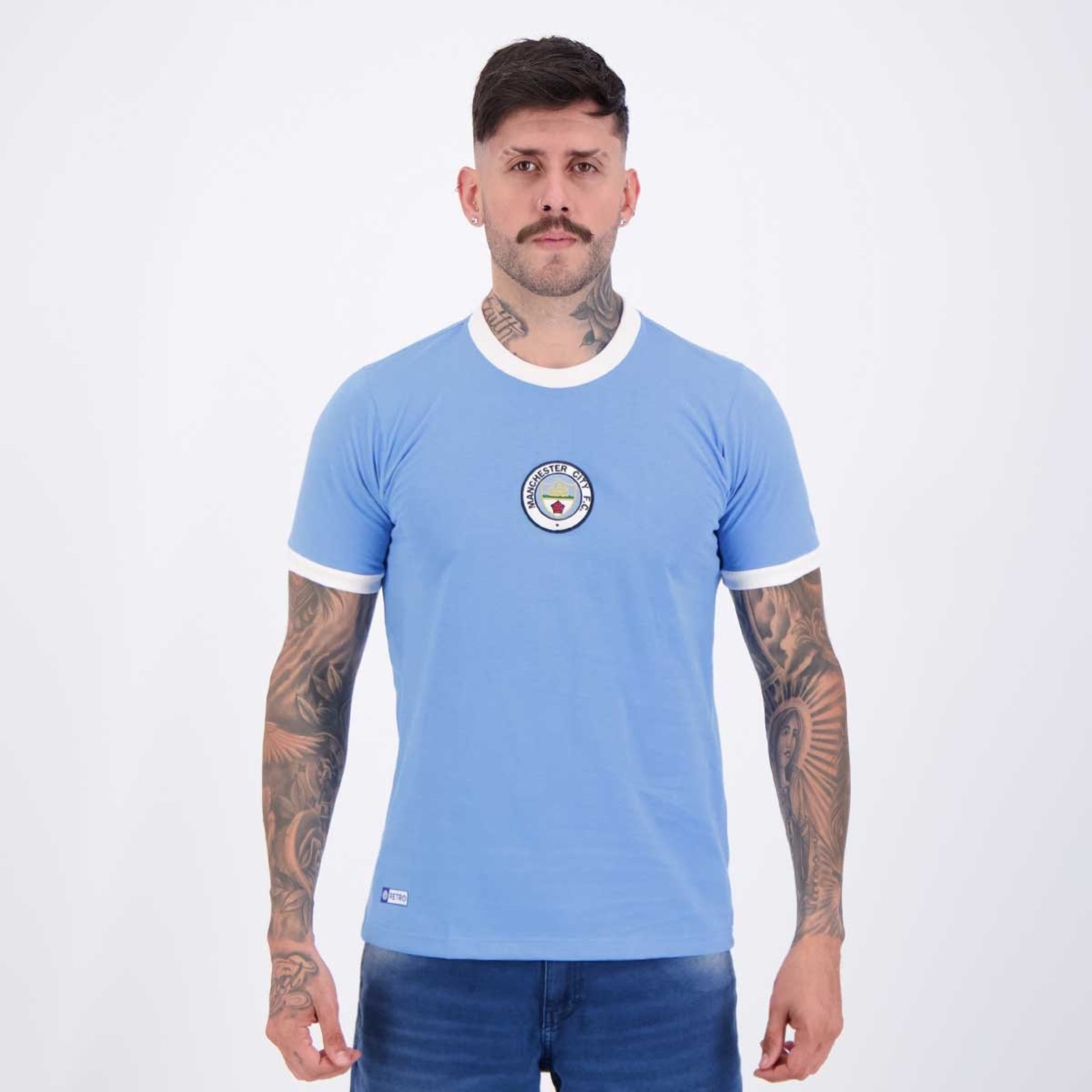 Camisa Manchester City Retrô 1972 Nº 10