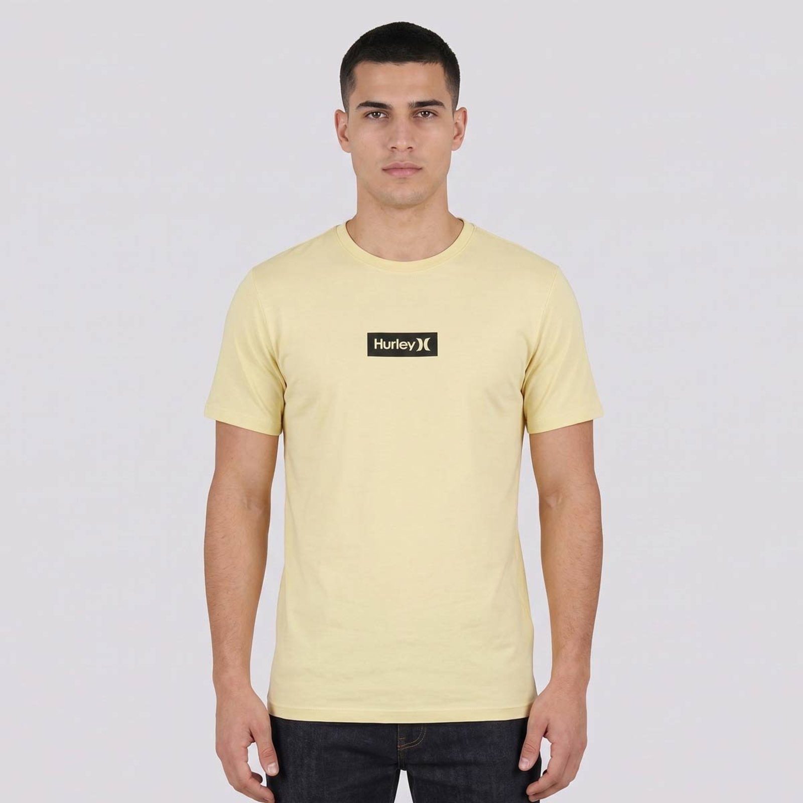 Camiseta Hurley Silk Box Bege