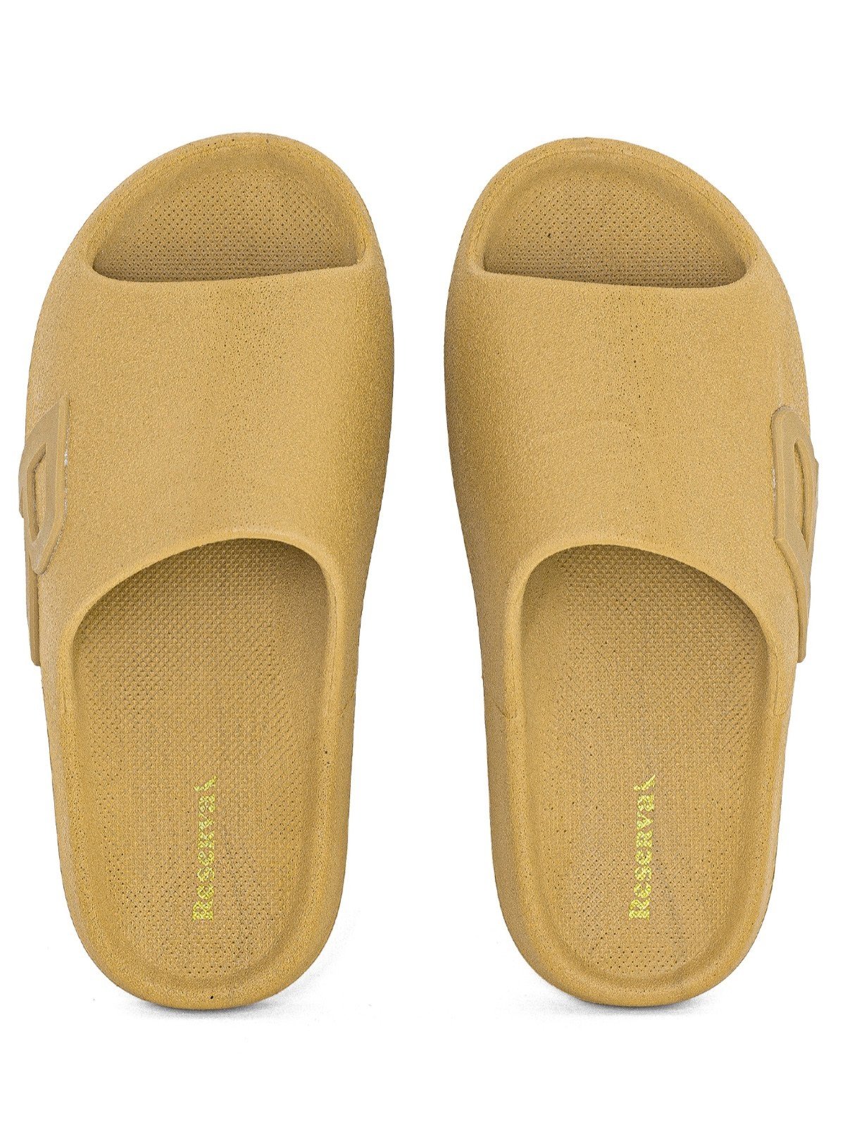 Sandália Masculina Reserva Go Slide Type R Casual RSV Confortável Bege Ocre