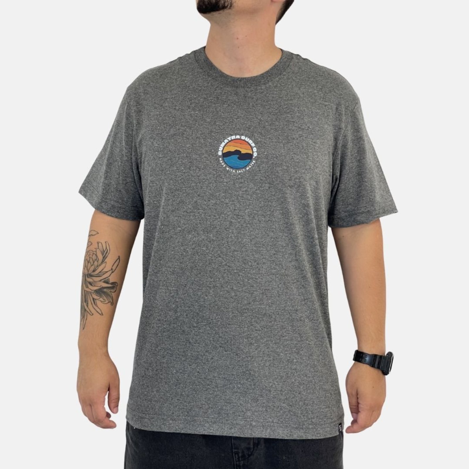 Camiseta Sumatra - CINZA MESCLA